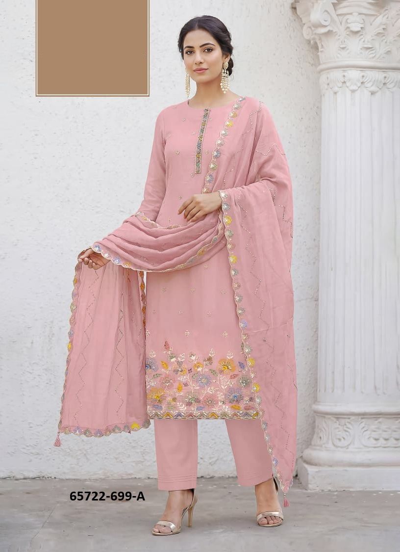 VANIKA - Catalog # 65722 (Set of 4 Semi-Stitched / Un-Stitched Suits) VANIKA - Catalog # 65722 (Set of 4 Semi-Stitched / Un-Stitched Suits)