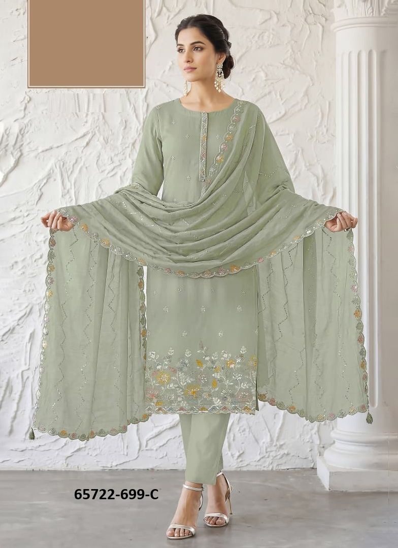 VANIKA - Catalog # 65722 (Set of 4 Semi-Stitched / Un-Stitched Suits) VANIKA - Catalog # 65722 (Set of 4 Semi-Stitched / Un-Stitched Suits)