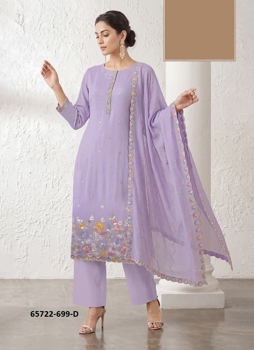 VANIKA - Catalog # 65722 (Set of 4 Semi-Stitched / Un-Stitched Suits) VANIKA - Catalog # 65722 (Set of 4 Semi-Stitched / Un-Stitched Suits)