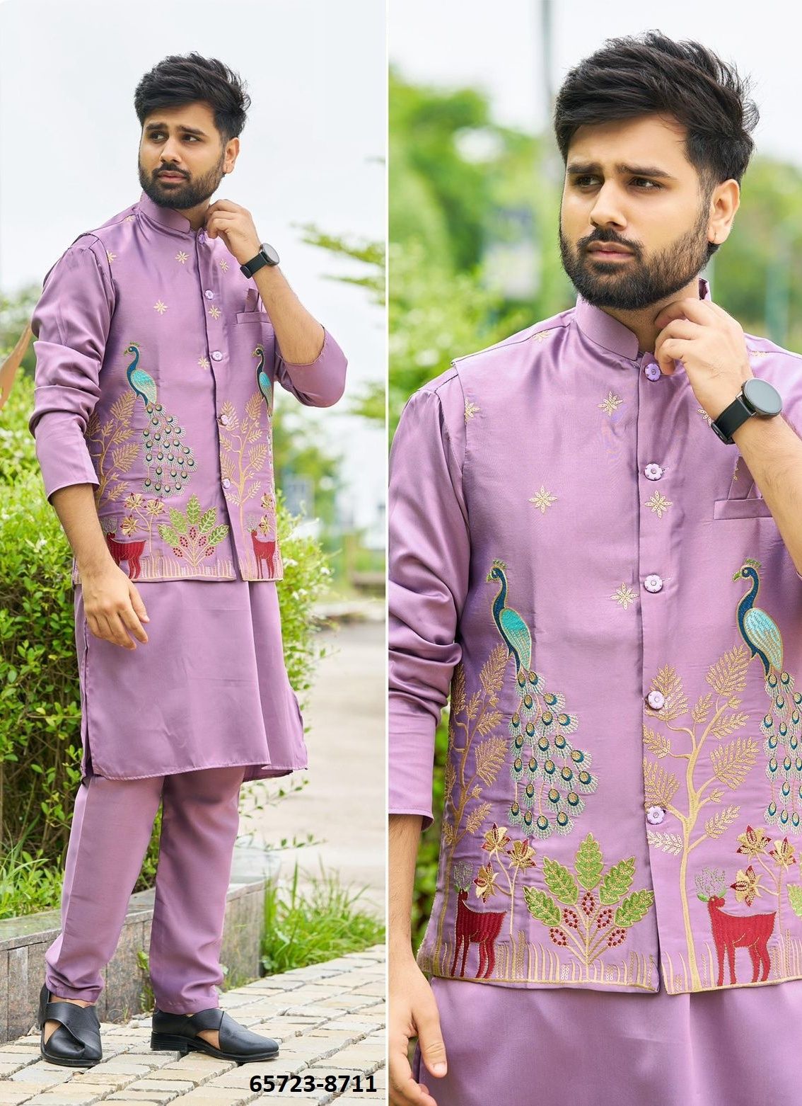 SWAGAT 3 - Catalog # 65723 (Set of 4 Men's Ethnic Wear) SWAGAT 3 - Catalog # 65723 (Set of 4 Men's Ethnic Wear)