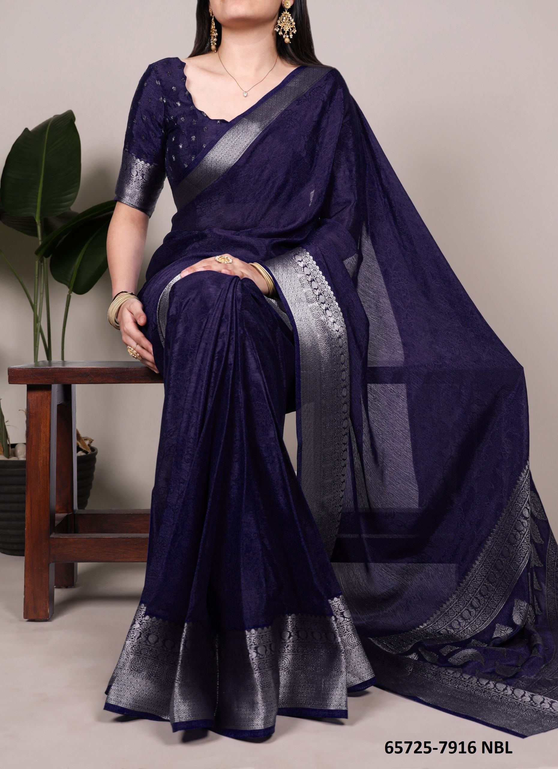 SERIES 7916 - Catalog # 65725 (Set of 5 Sarees) SERIES 7916 - Catalog # 65725 (Set of 5 Sarees)