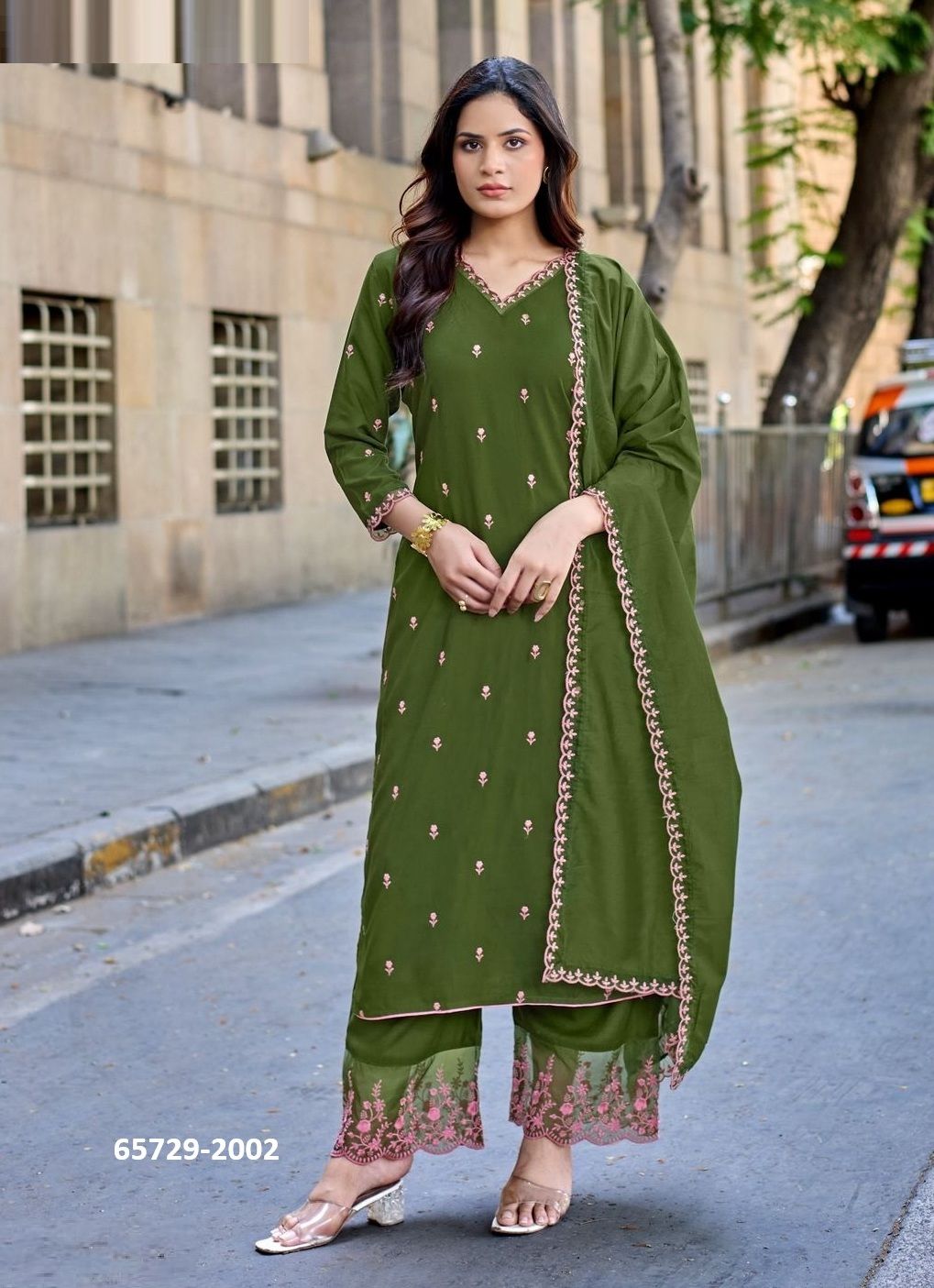 KALAVATI - Catalog # 65729 (Set of 4 Readymade Salwar Suits)