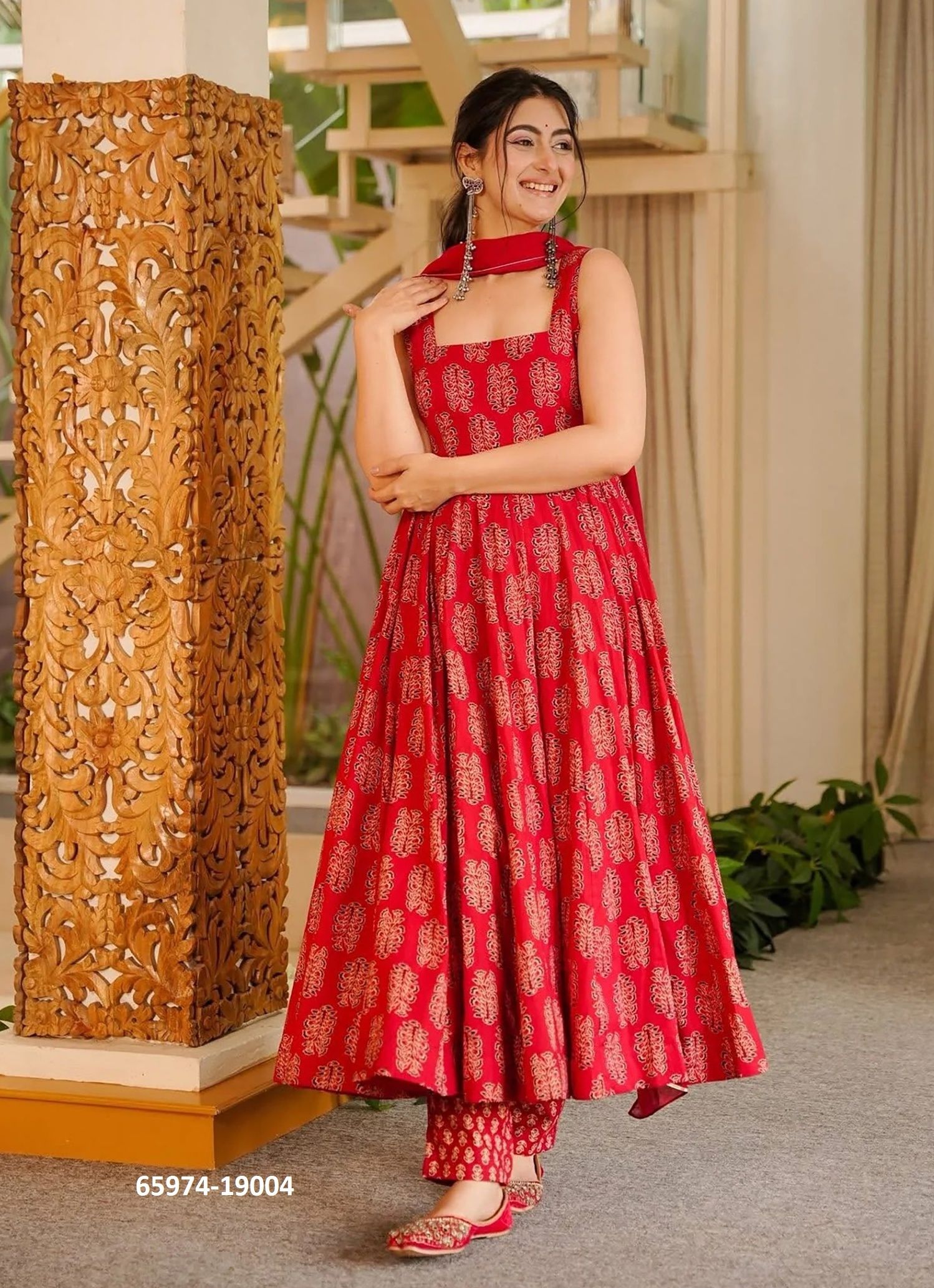 CLORA 19 - Catalog # 65974 (Set of 5 Readymade Salwar Suits)