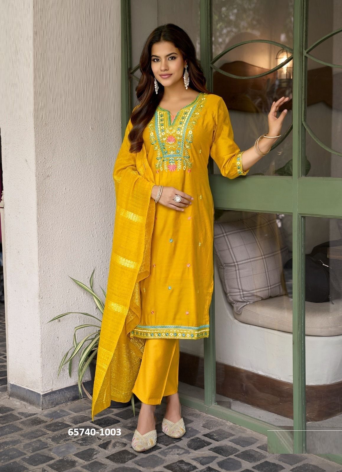 NAZAKAT - Catalog # 65740 (Set of 8 Readymade Salwar Suits)