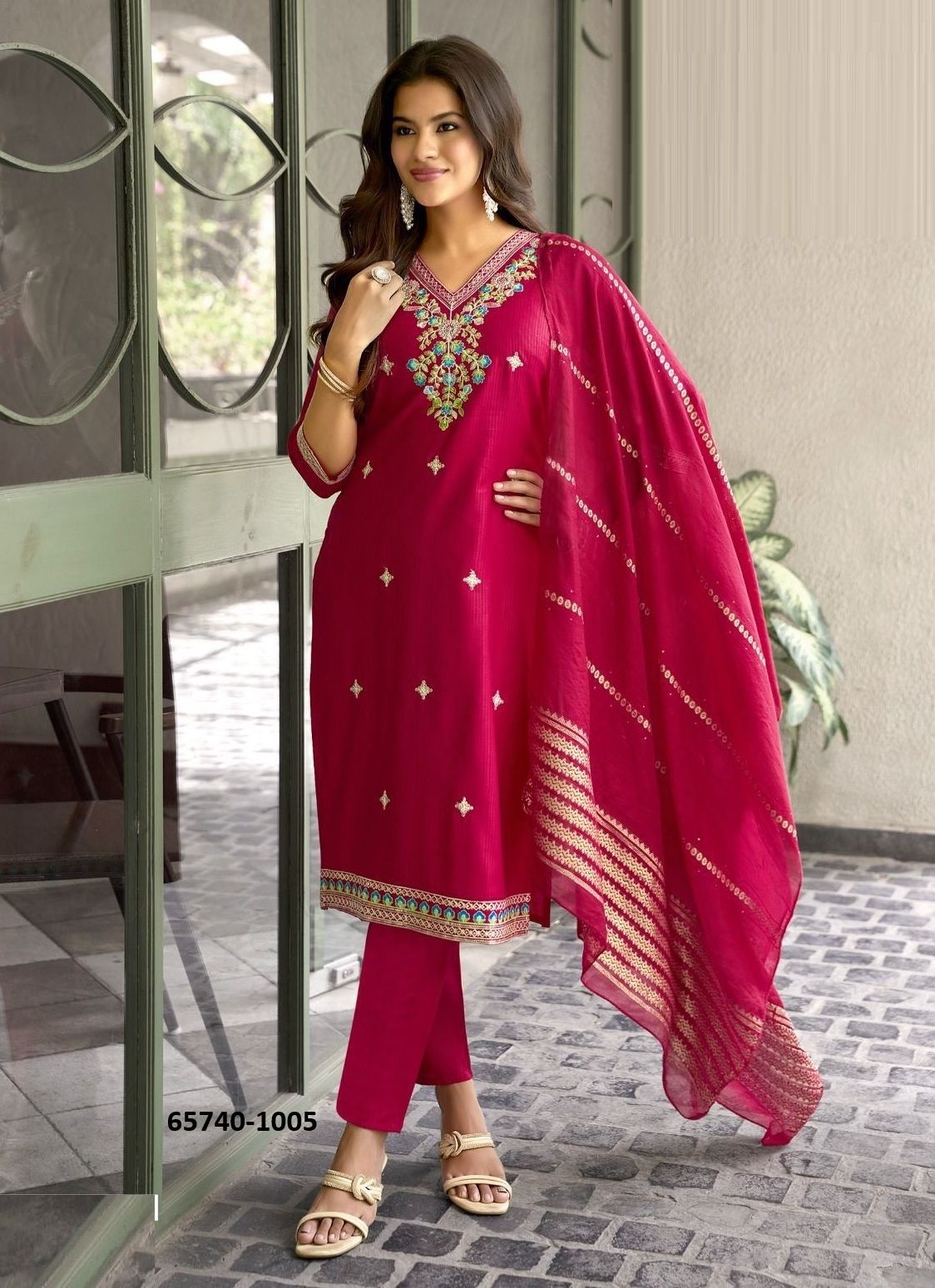 NAZAKAT - Catalog # 65740 (Set of 8 Readymade Salwar Suits)