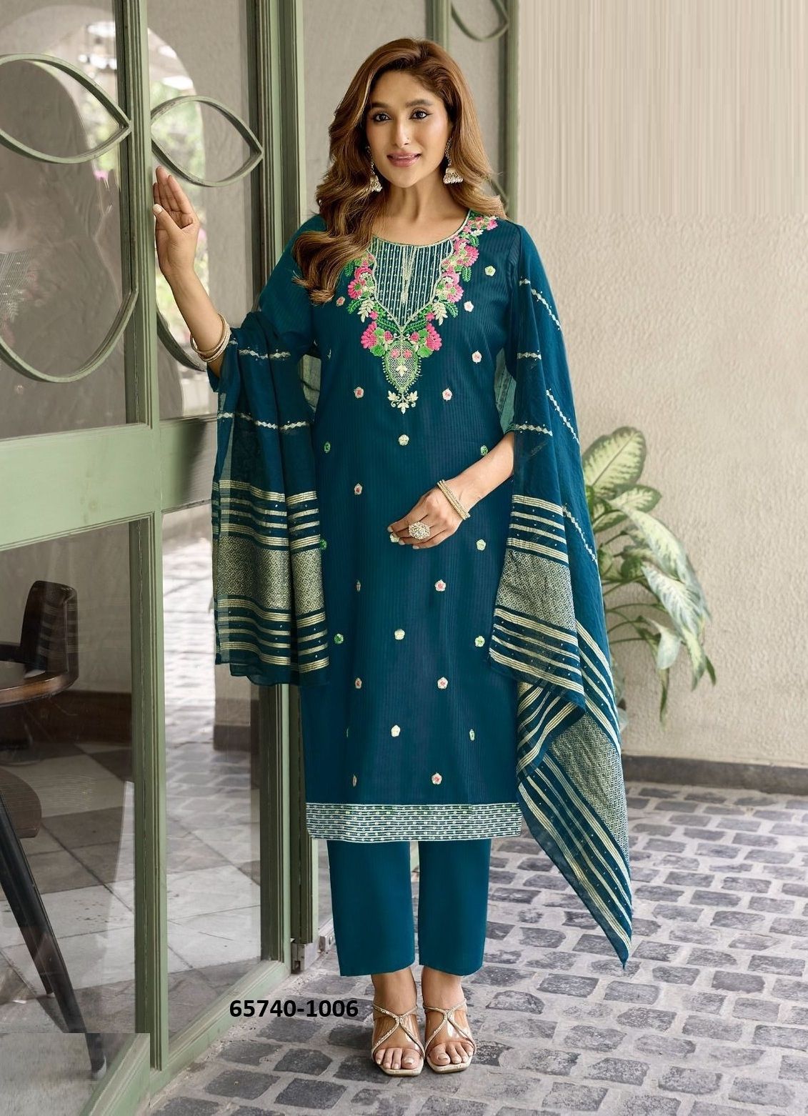 NAZAKAT - Catalog # 65740 (Set of 8 Readymade Salwar Suits)