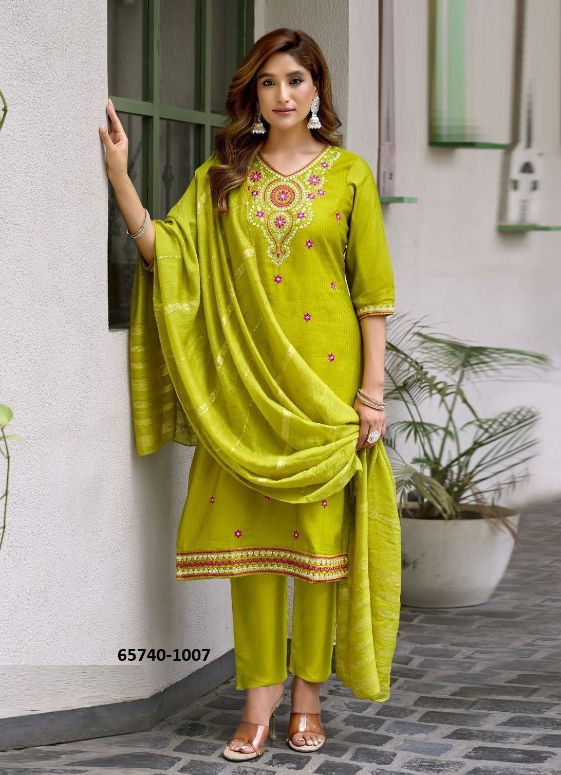 NAZAKAT - Catalog # 65740 (Set of 8 Readymade Salwar Suits)