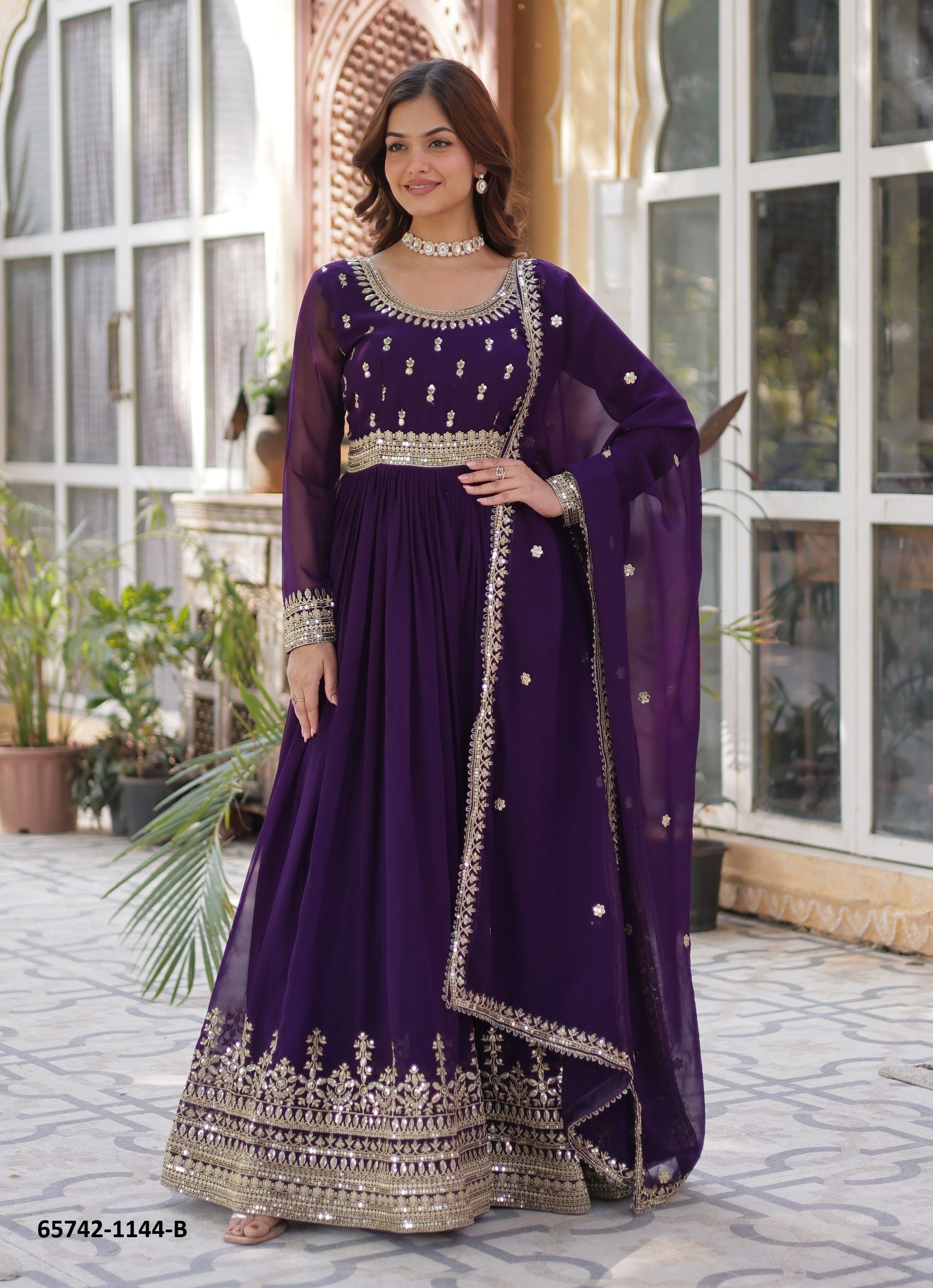 SERIES 1144 - Catalog # 65742 (Set of 2 Readymade Gowns) SERIES 1144 - Catalog # 65742 (Set of 2 Readymade Gowns)