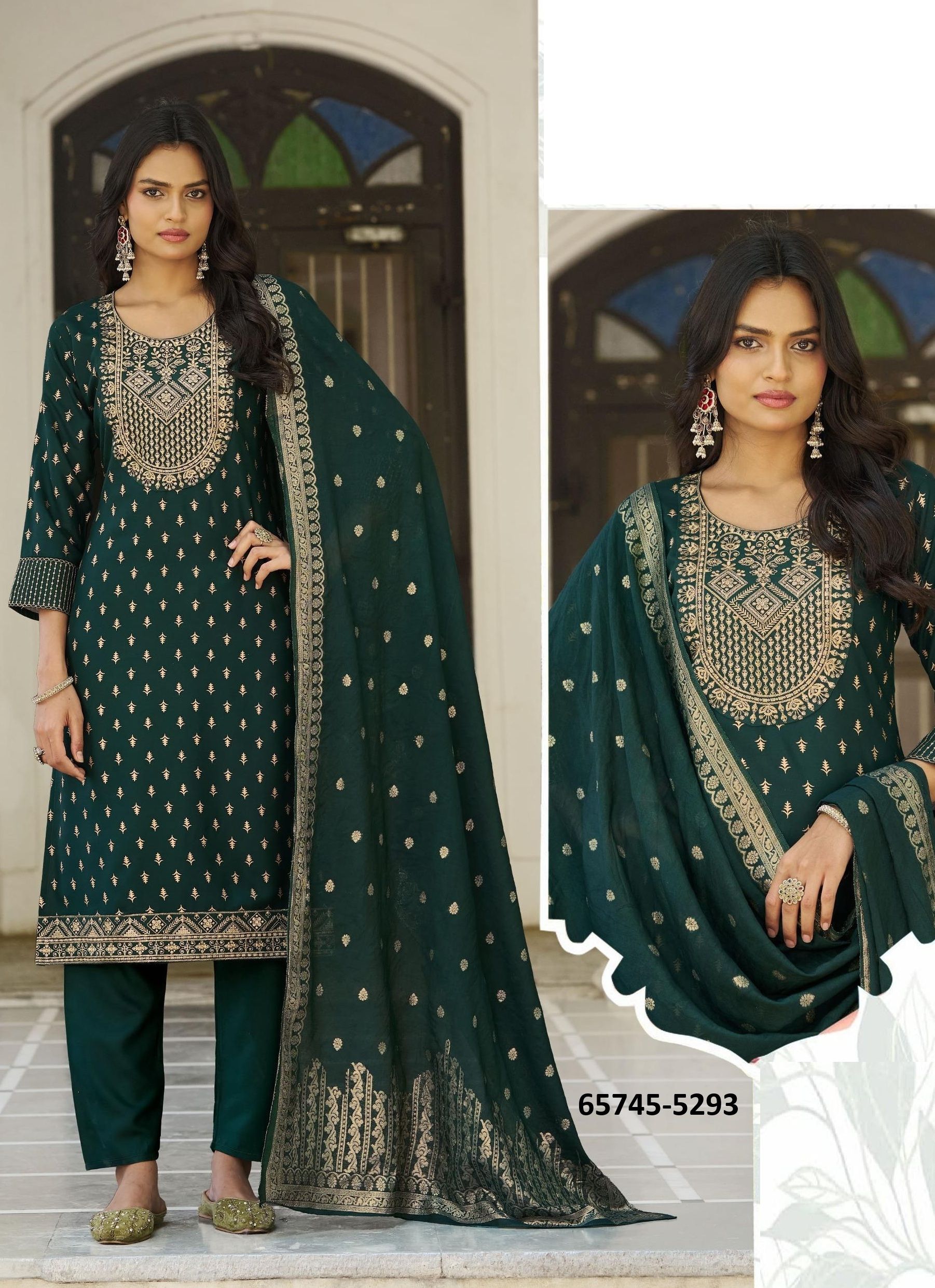 MISS INDIA 5 - Catalog # 65745 (Set of 6 Readymade Salwar Suits)