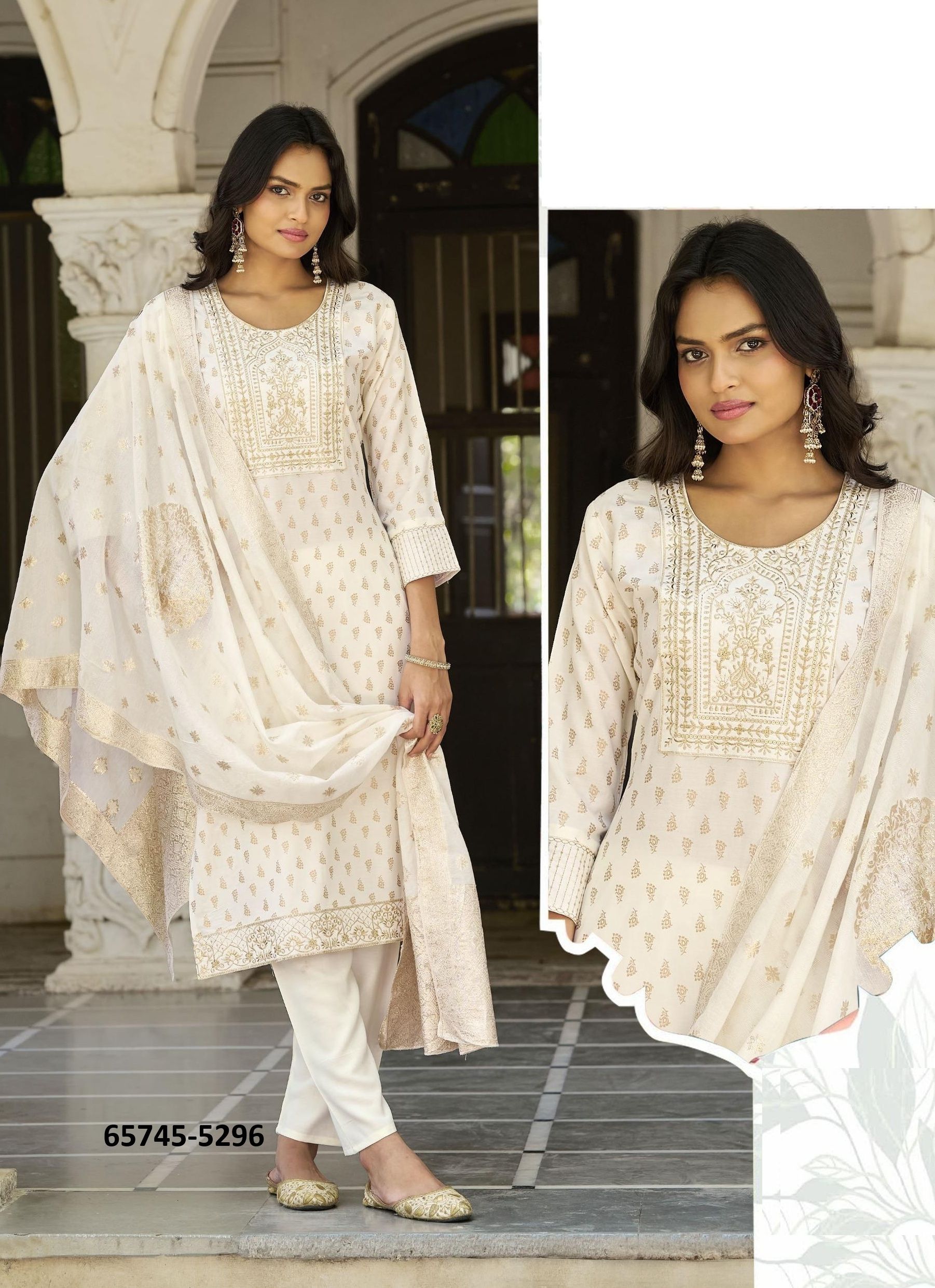 MISS INDIA 5 - Catalog # 65745 (Set of 6 Readymade Salwar Suits)