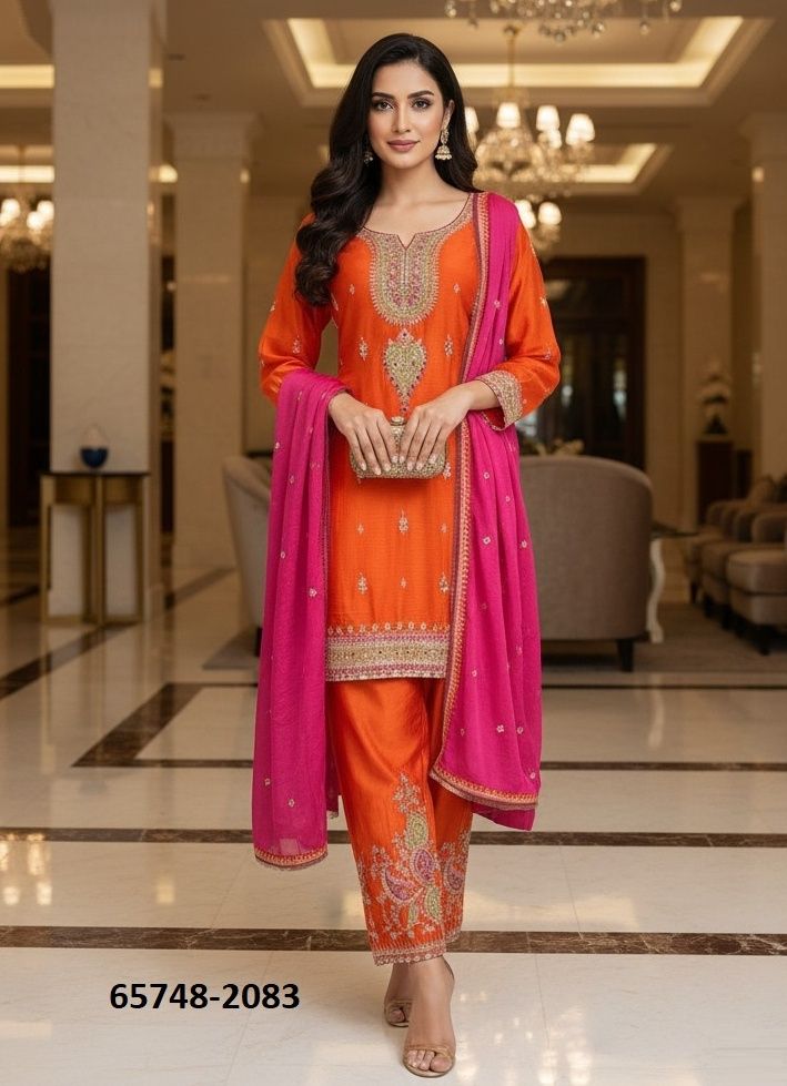 SERIES 2083-2086 - Catalog # 65748 (Set of 4 Readymade Salwar Suits) SERIES 2083-2086 - Catalog # 65748 (Set of 4 Readymade Salwar Suits)