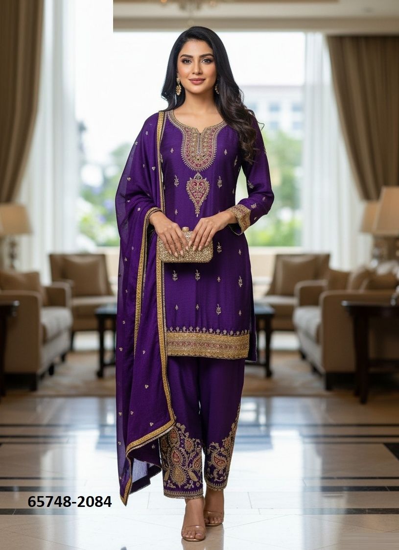 SERIES 2083-2086 - Catalog # 65748 (Set of 4 Readymade Salwar Suits) SERIES 2083-2086 - Catalog # 65748 (Set of 4 Readymade Salwar Suits)