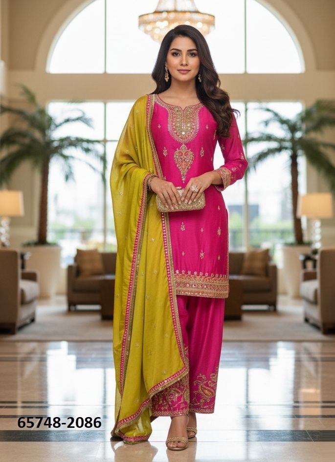SERIES 2083-2086 - Catalog # 65748 (Set of 4 Readymade Salwar Suits) SERIES 2083-2086 - Catalog # 65748 (Set of 4 Readymade Salwar Suits)