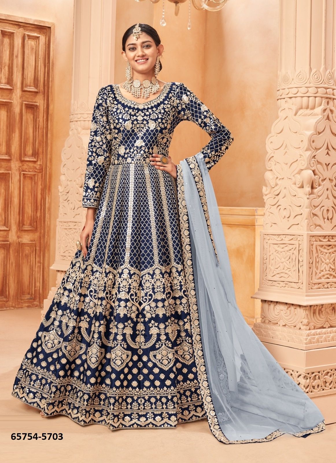 AANAYA 157 - Catalog # 65754 (Set of 4 Readymade Salwar Suits) AANAYA 157 - Catalog # 65754 (Set of 4 Readymade Salwar Suits)