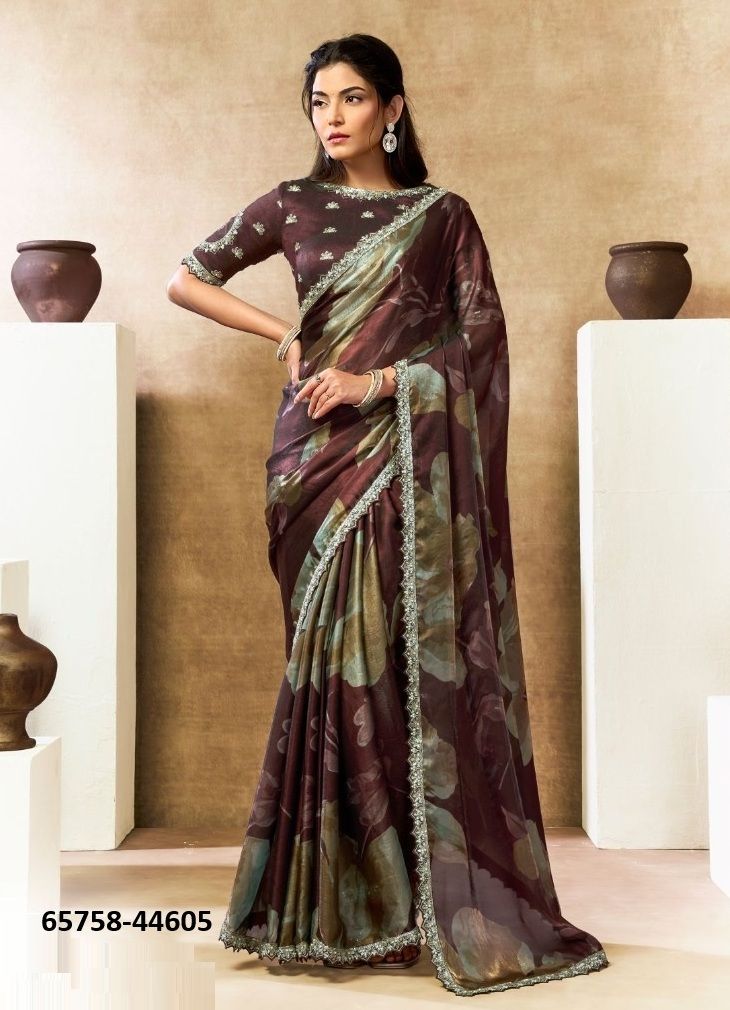 ELITE OASIS - Catalog # 65758 (Set of 16 Sarees)