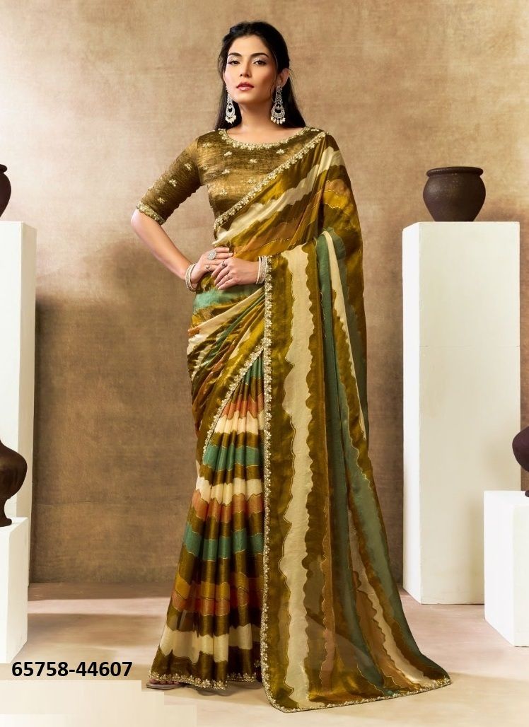 ELITE OASIS - Catalog # 65758 (Set of 16 Sarees)