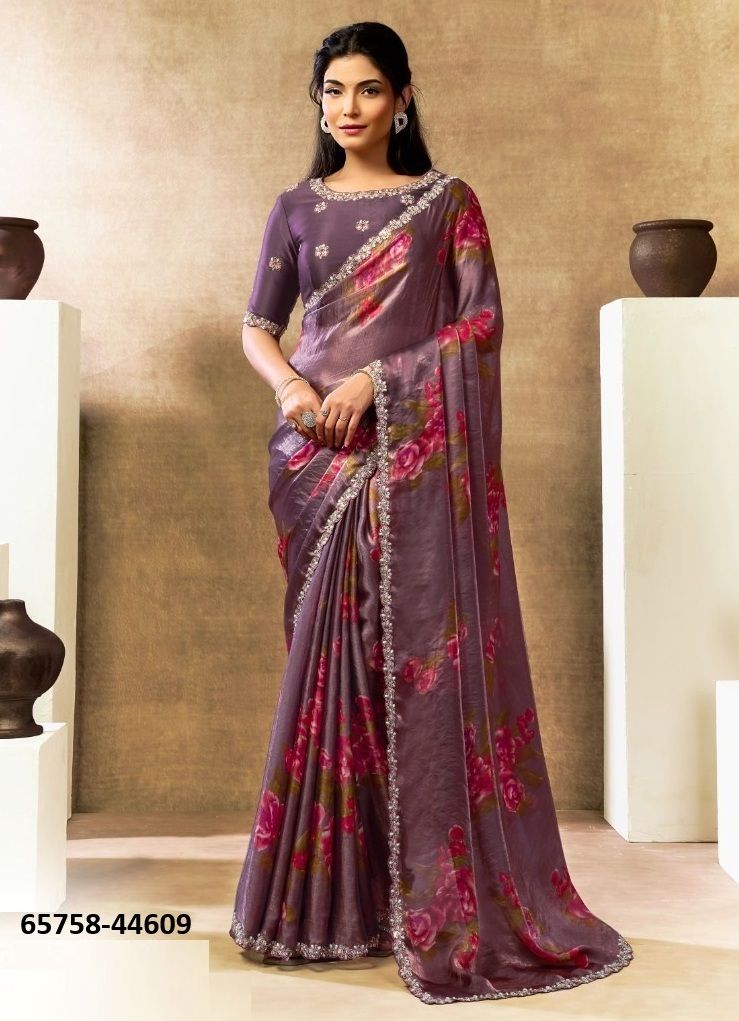ELITE OASIS - Catalog # 65758 (Set of 16 Sarees)