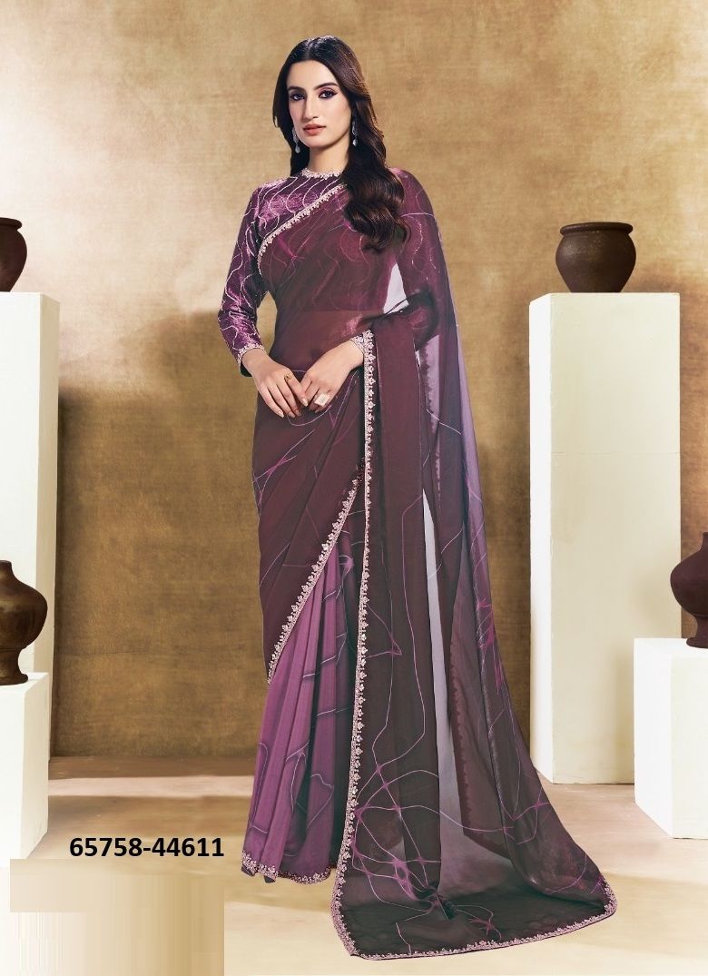 ELITE OASIS - Catalog # 65758 (Set of 16 Sarees)