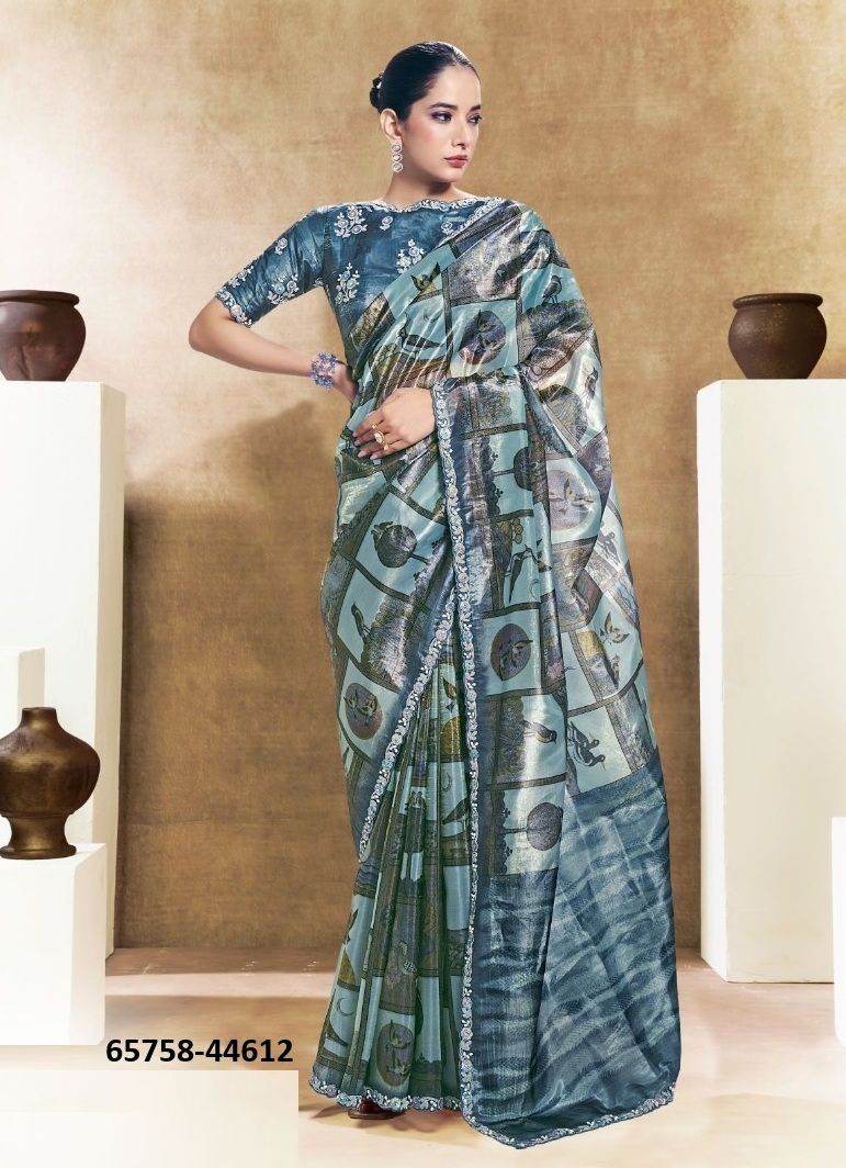 ELITE OASIS - Catalog # 65758 (Set of 16 Sarees)