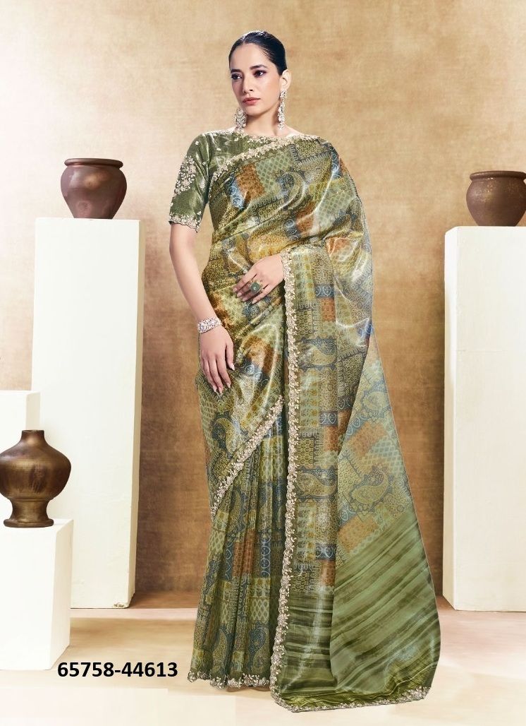 ELITE OASIS - Catalog # 65758 (Set of 16 Sarees)