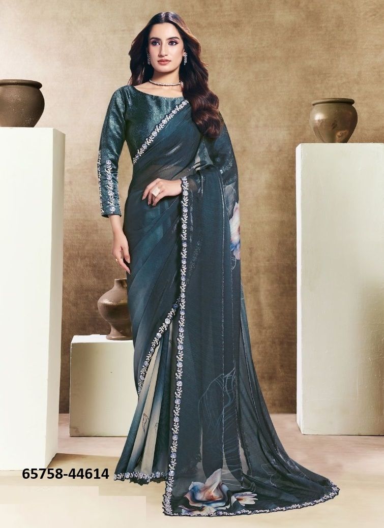 ELITE OASIS - Catalog # 65758 (Set of 16 Sarees)