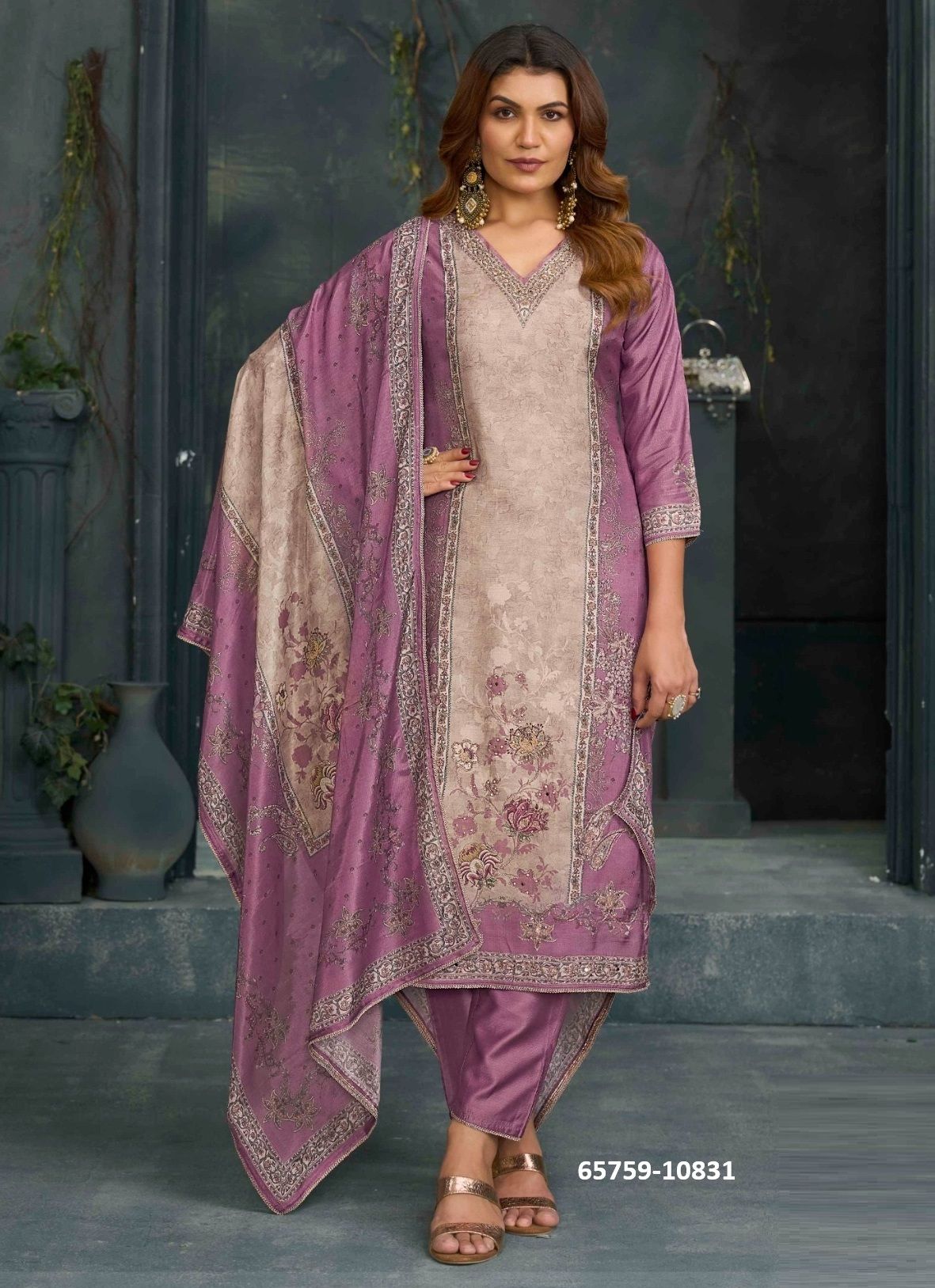 MADHAVI - Catalog # 65759 (Set of 4 Readymade Salwar Suits) MADHAVI - Catalog # 65759 (Set of 4 Readymade Salwar Suits)