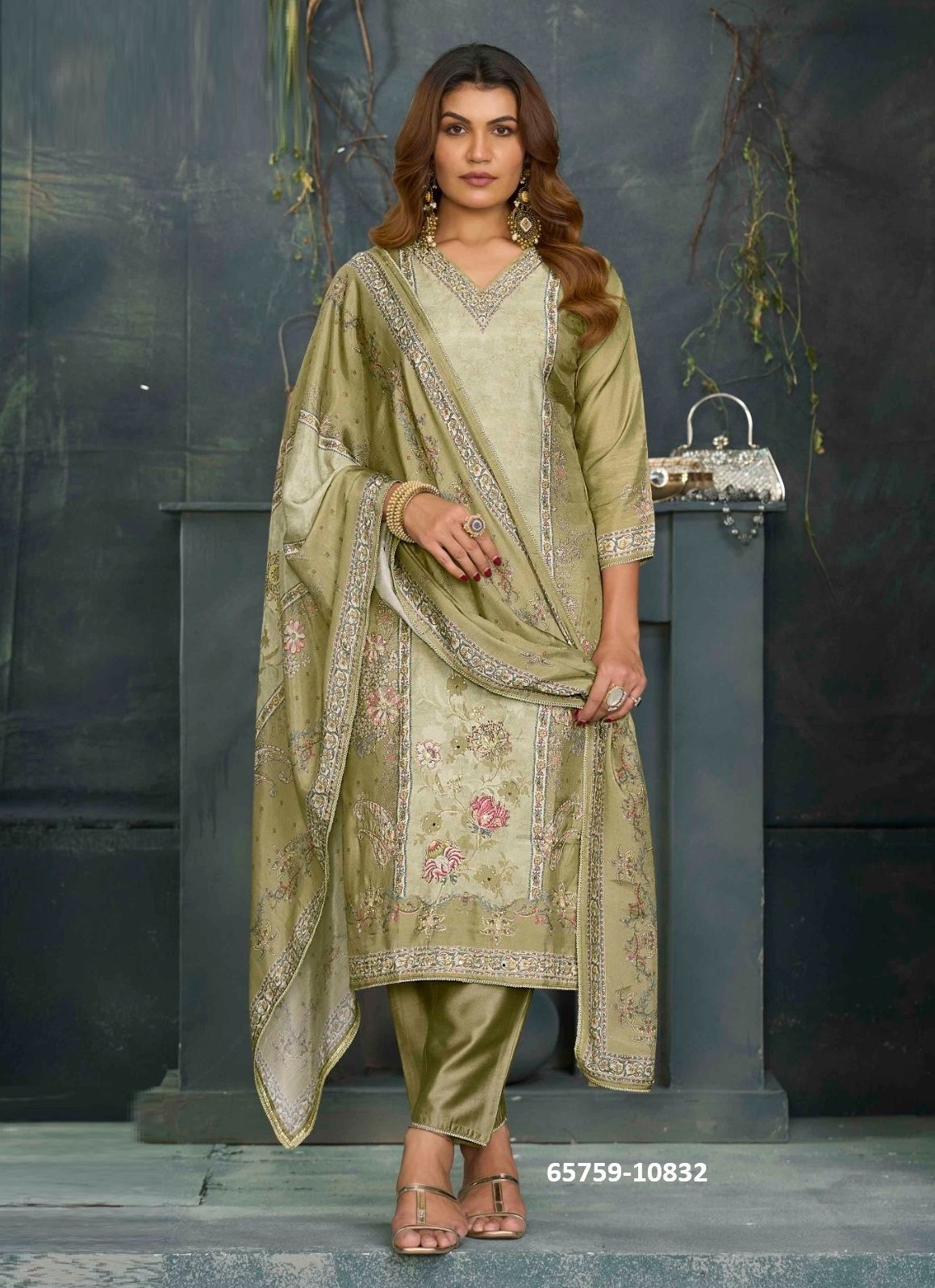 MADHAVI - Catalog # 65759 (Set of 4 Readymade Salwar Suits) MADHAVI - Catalog # 65759 (Set of 4 Readymade Salwar Suits)