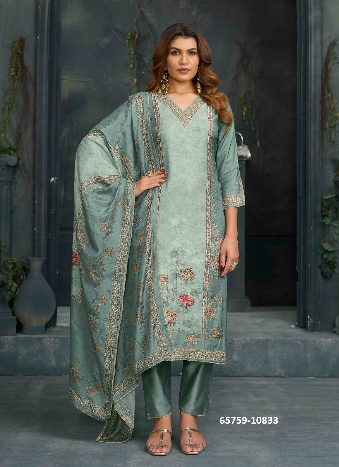 MADHAVI - Catalog # 65759 (Set of 4 Readymade Salwar Suits) MADHAVI - Catalog # 65759 (Set of 4 Readymade Salwar Suits)