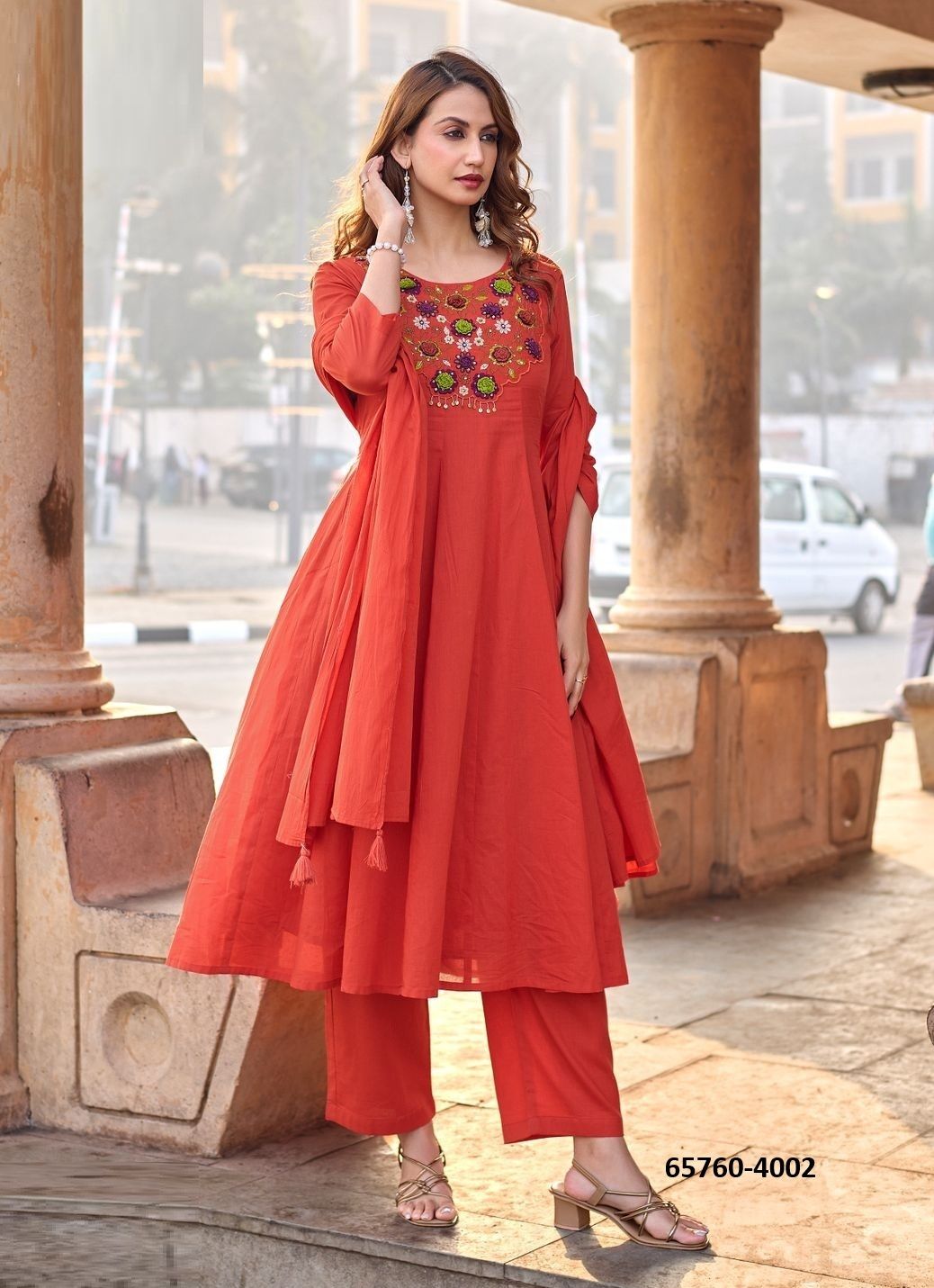NAZIRA - Catalog # 65760 (Set of 4 Readymade Salwar Suits)