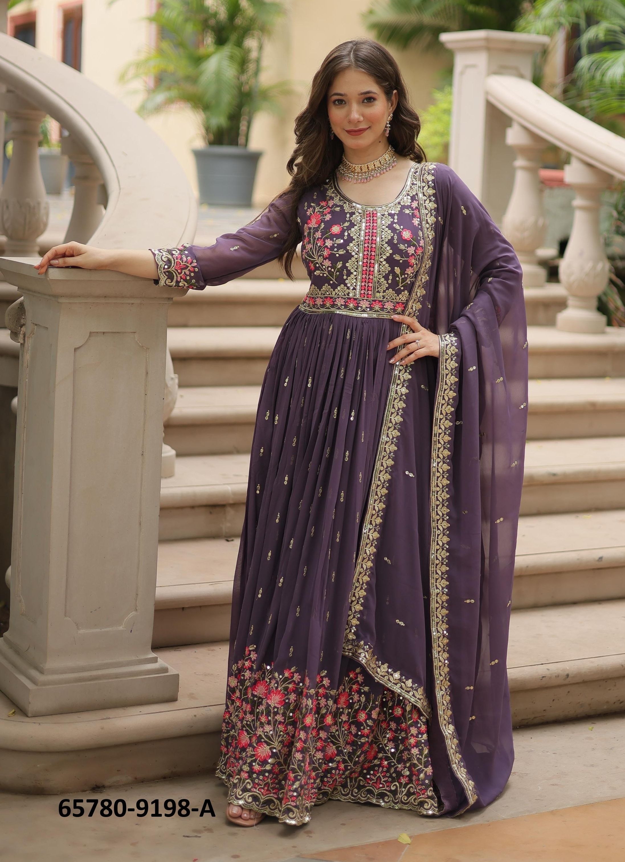 SERIES 9198 - Catalog # 65780 (Set of 3 Readymade Salwar Suits) SERIES 9198 - Catalog # 65780 (Set of 3 Readymade Salwar Suits)