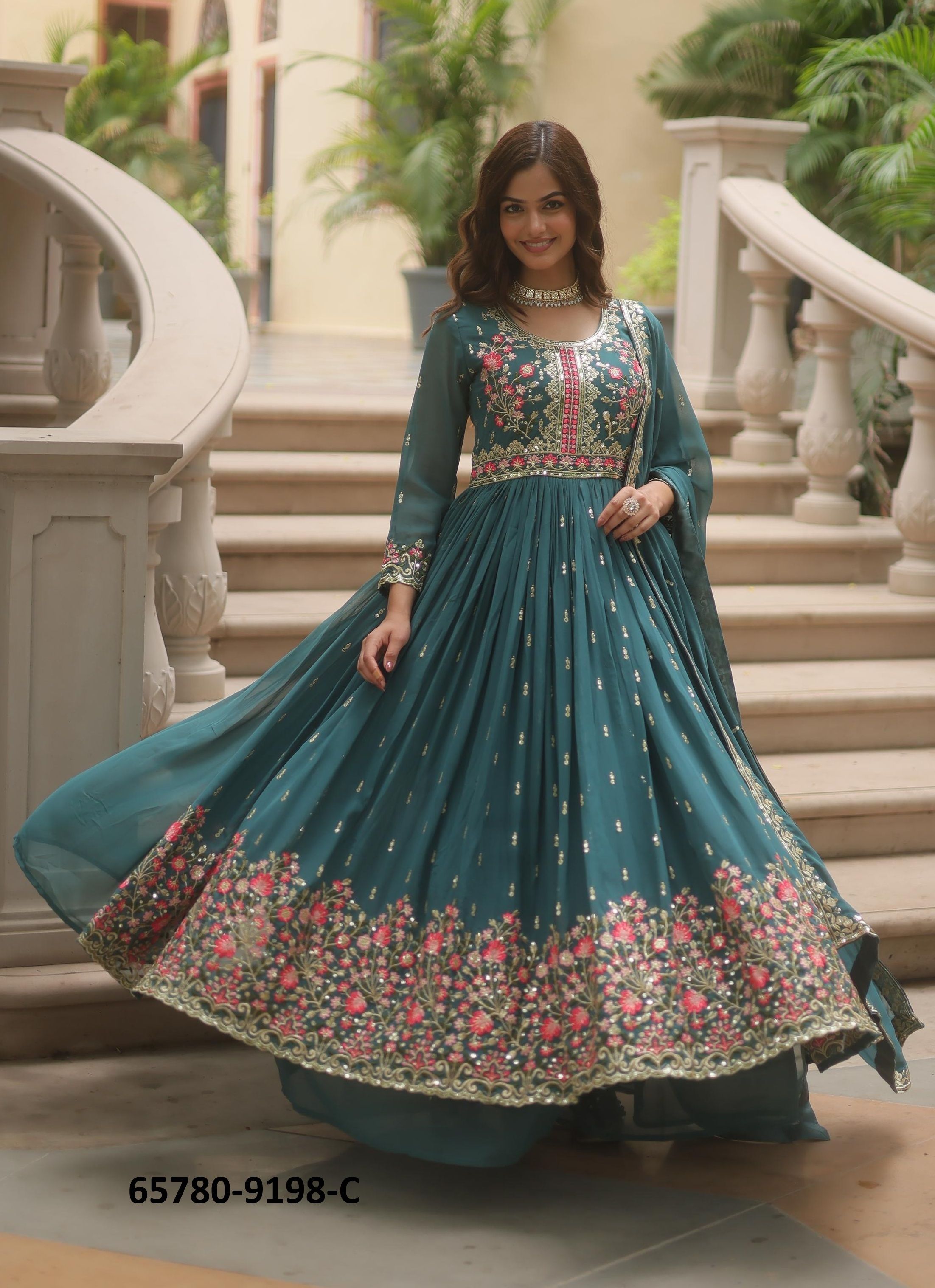SERIES 9198 - Catalog # 65780 (Set of 3 Readymade Salwar Suits) SERIES 9198 - Catalog # 65780 (Set of 3 Readymade Salwar Suits)