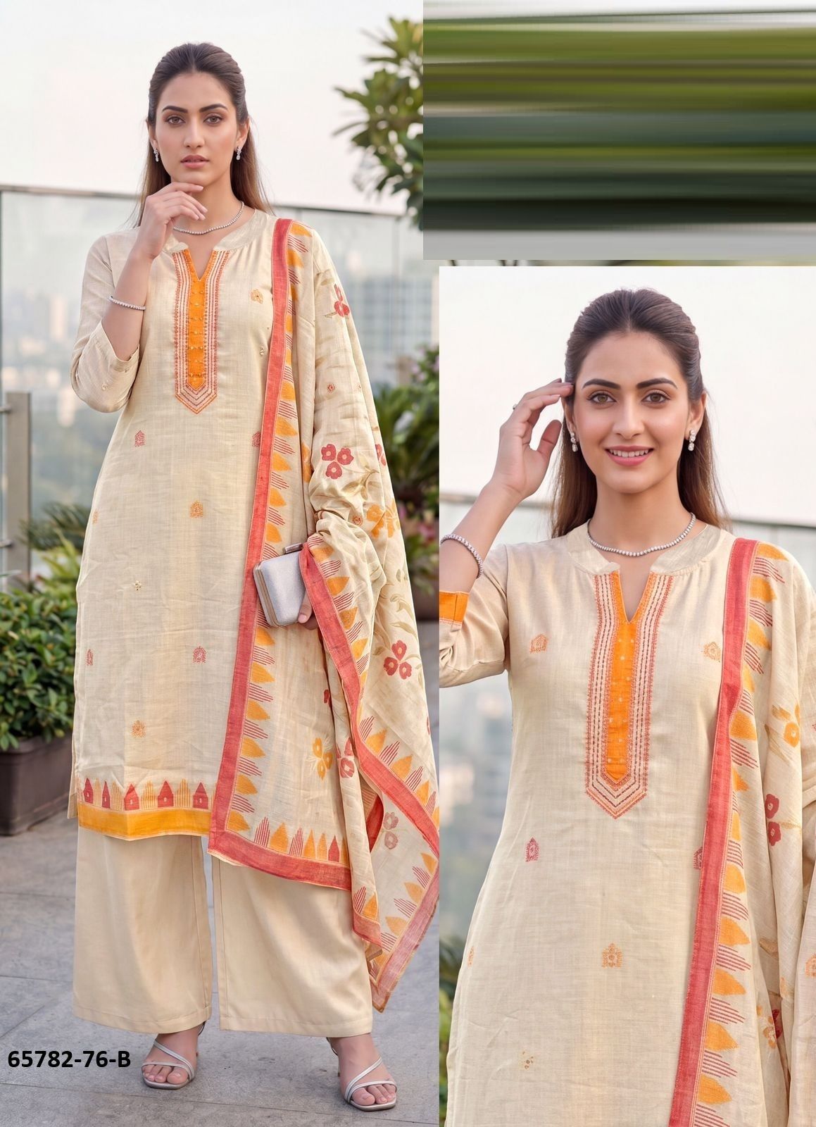SERIES 76 - Catalog # 65782 (Set of 4 SIZE-SETS [Readymade Salwar Suits])