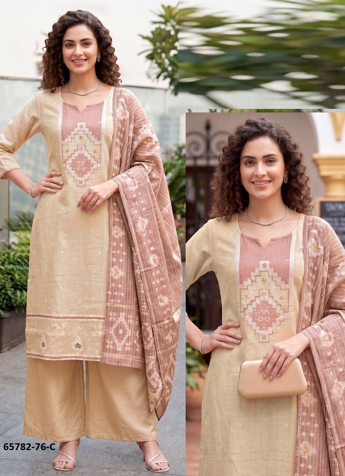 SERIES 76 - Catalog # 65782 (Set of 4 SIZE-SETS [Readymade Salwar Suits])