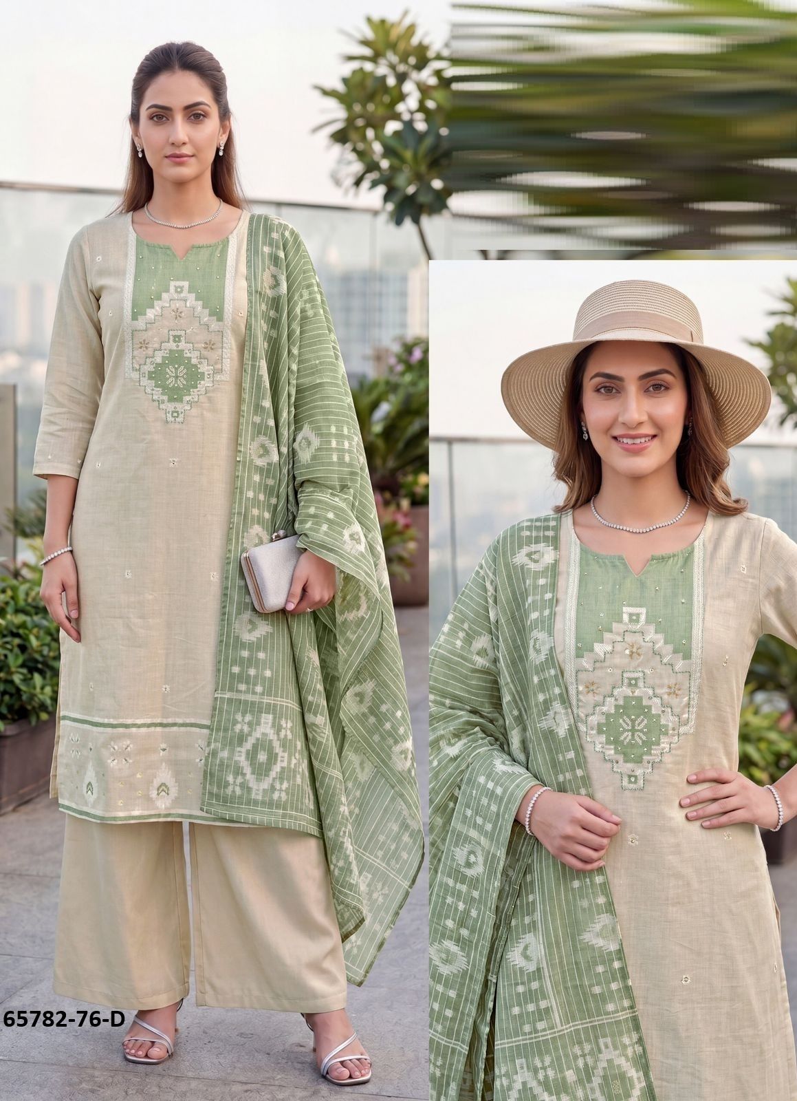 SERIES 76 - Catalog # 65782 (Set of 4 SIZE-SETS [Readymade Salwar Suits])