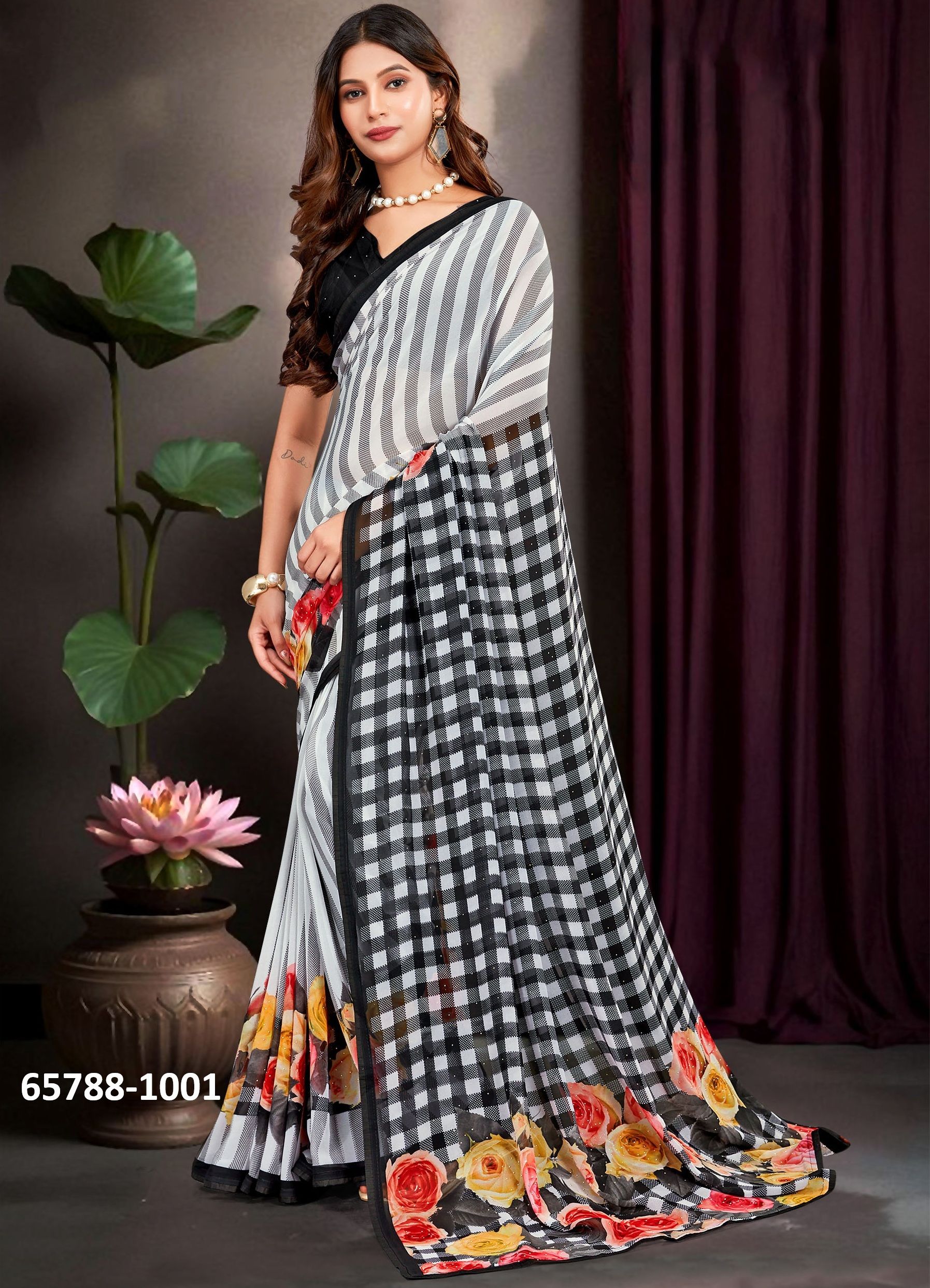 PRIME 1 - Catalog # 65788 (Set of 5 Sarees) PRIME 1 - Catalog # 65788 (Set of 5 Sarees)