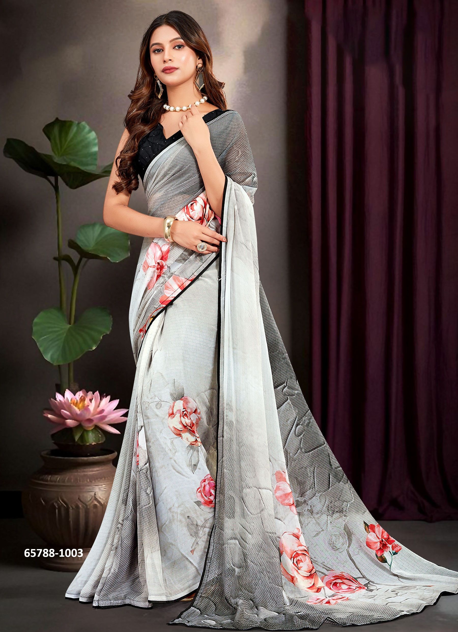 PRIME 1 - Catalog # 65788 (Set of 5 Sarees) PRIME 1 - Catalog # 65788 (Set of 5 Sarees)