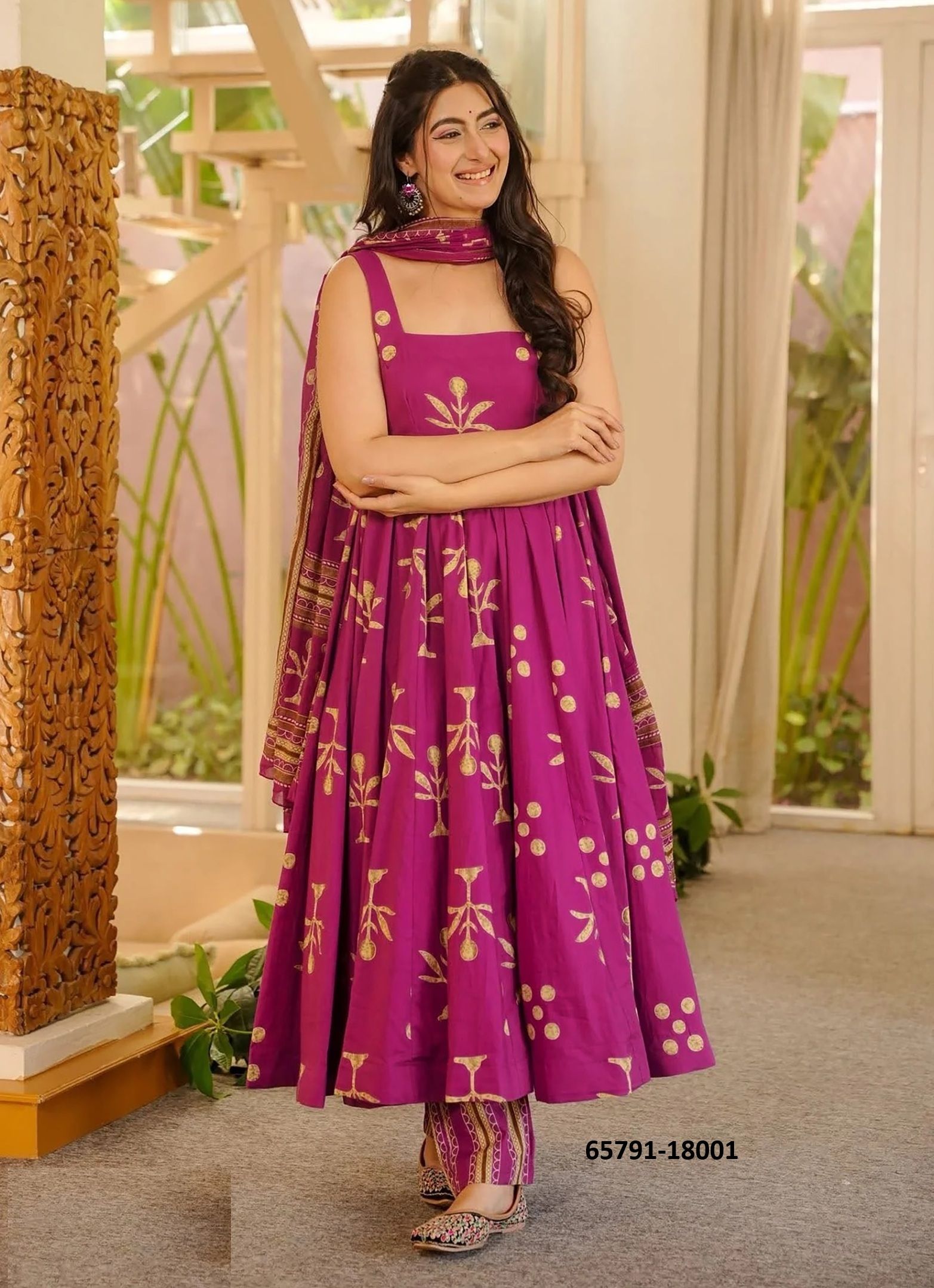 CLORA 18 - Catalog # 65791 (Set of 5 Readymade Salwar Suits) CLORA 18 - Catalog # 65791 (Set of 5 Readymade Salwar Suits)