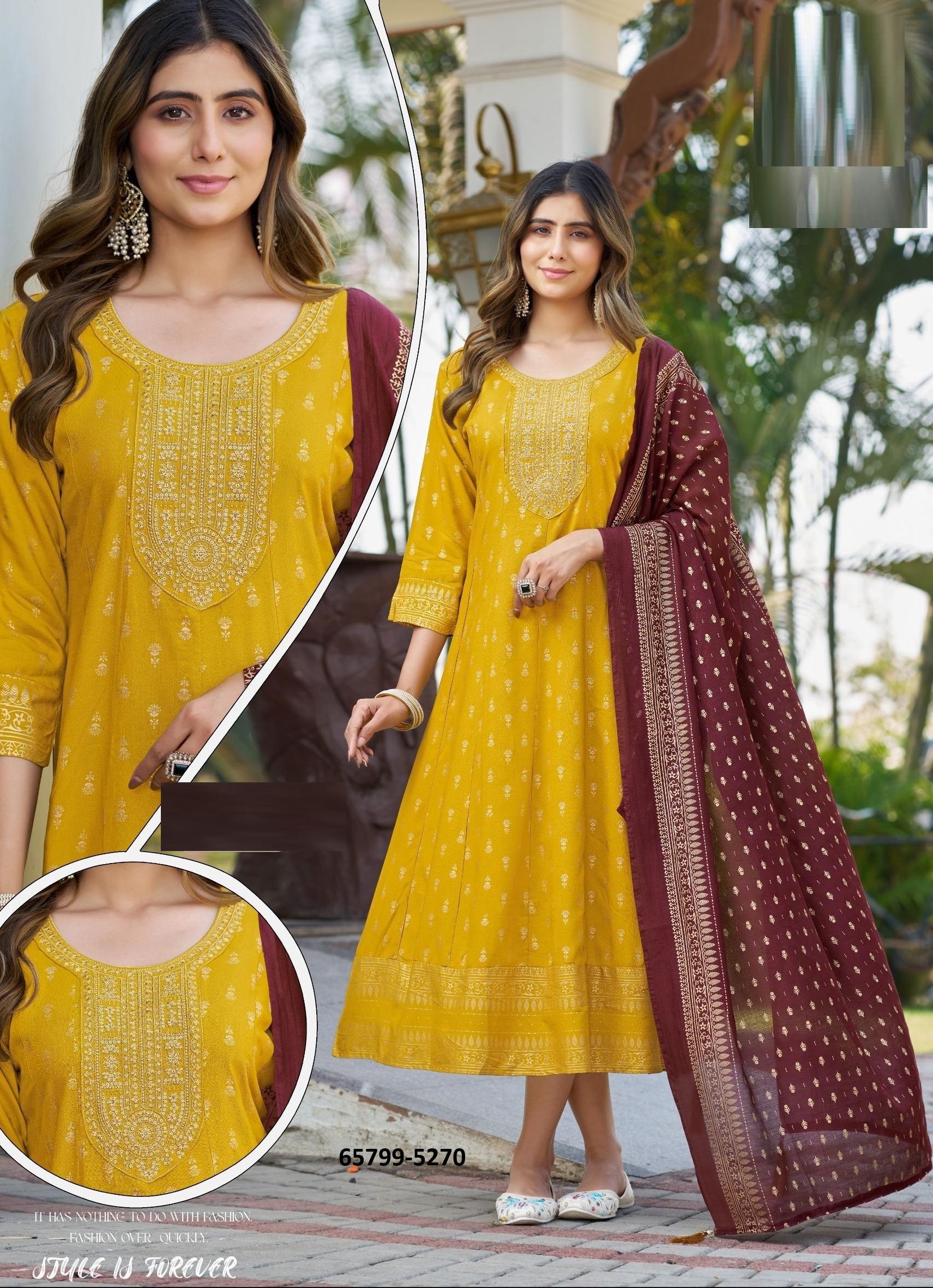 RIYA - Catalog # 65799 (Set of 6 Readymade Women's Kurtis / Tops) RIYA - Catalog # 65799 (Set of 6 Readymade Women's Kurtis / Tops)