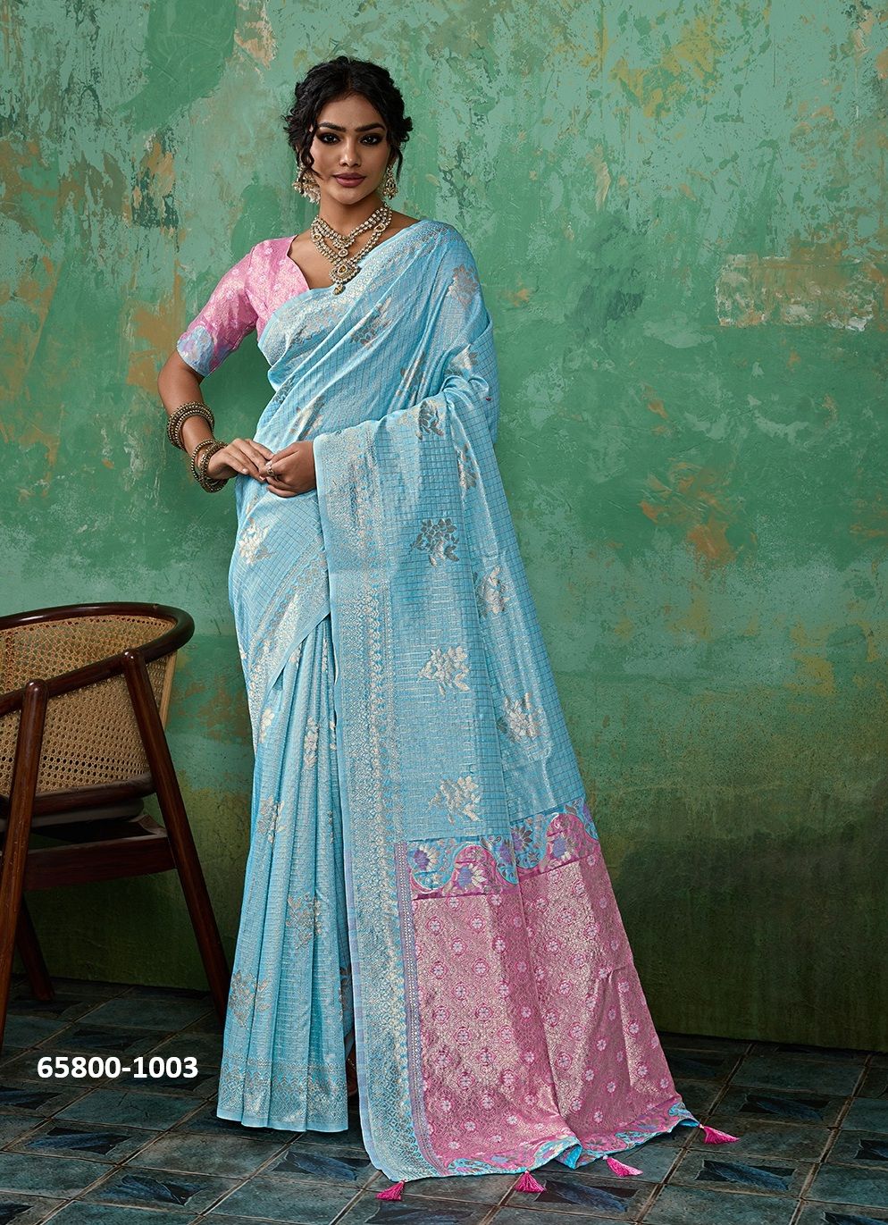 BLOSSOM - Catalog # 65800 (Set of 6 Sarees)