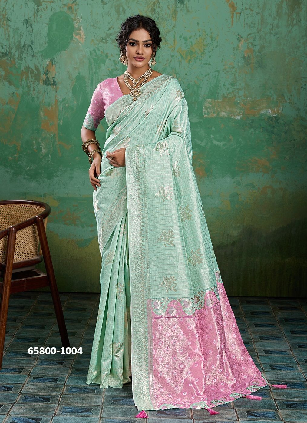 BLOSSOM - Catalog # 65800 (Set of 6 Sarees)