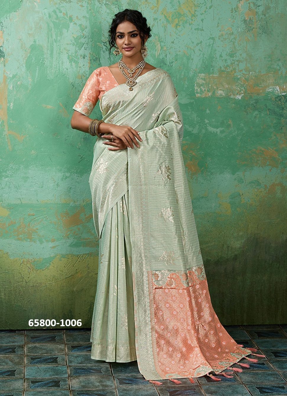BLOSSOM - Catalog # 65800 (Set of 6 Sarees)