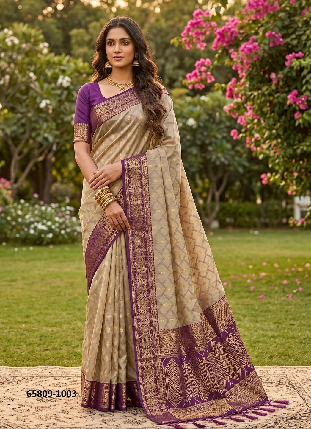 MADHAVI COTTON - Catalog # 65809 (Set of 6 Sarees) MADHAVI COTTON - Catalog # 65809 (Set of 6 Sarees)