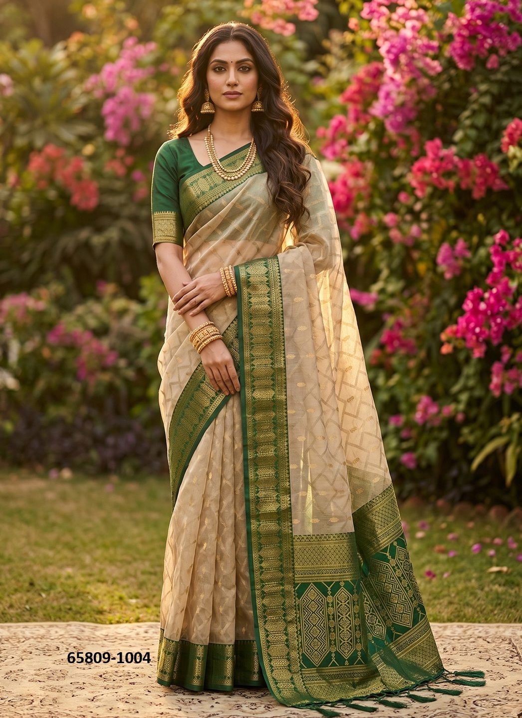 MADHAVI COTTON - Catalog # 65809 (Set of 6 Sarees) MADHAVI COTTON - Catalog # 65809 (Set of 6 Sarees)