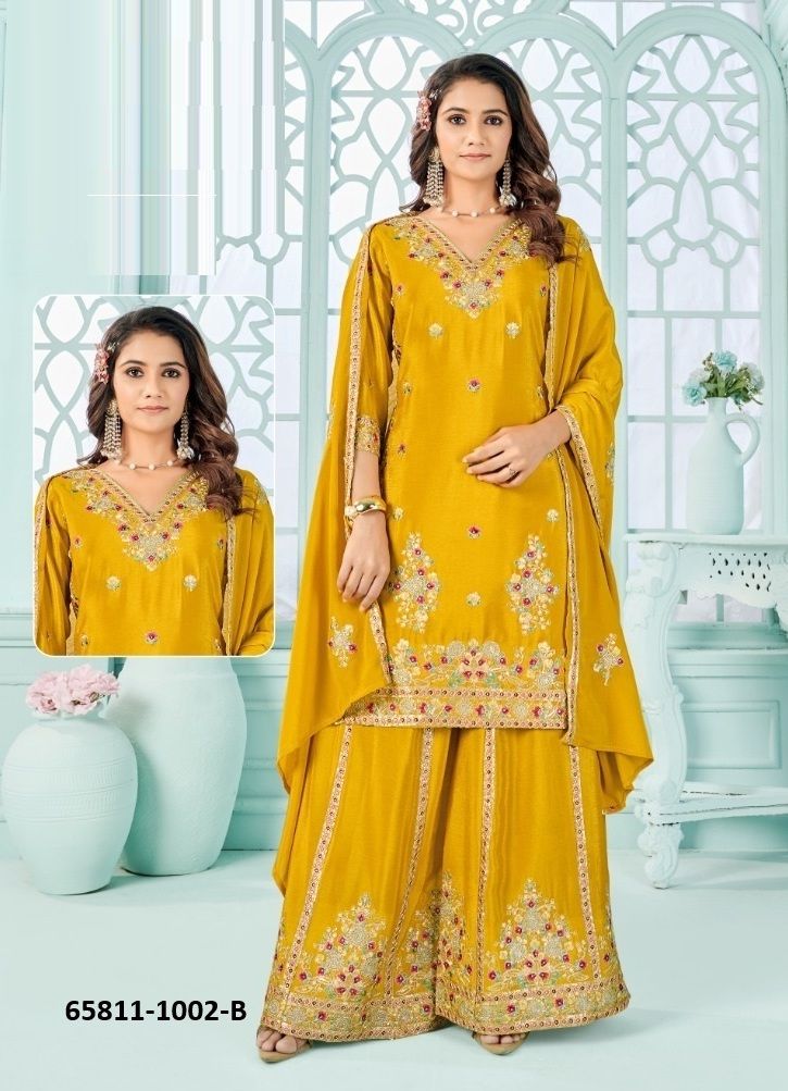 CHARU - Catalog # 65811 (Set of 4 SIZE-SETS [Readymade Salwar Suits])