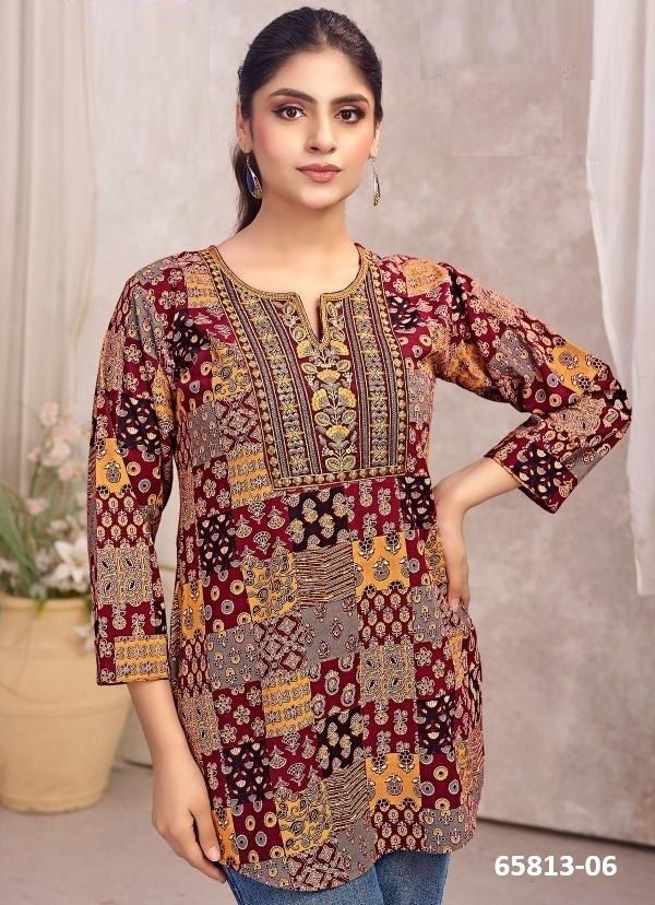 FINOLY TUNIC - Catalog # 65813 (Set of 8 Readymade Women's Kurtis / Tops) FINOLY TUNIC - Catalog # 65813 (Set of 8 Readymade Women's Kurtis / Tops)