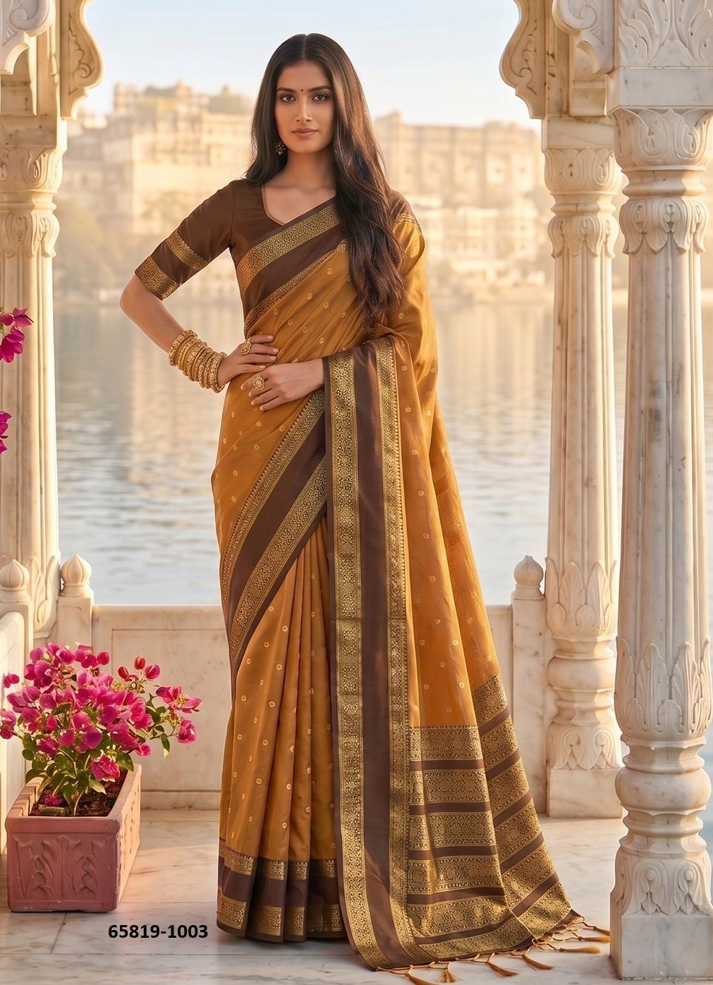KASHI SILK - Catalog # 65819 (Set of 6 Sarees) KASHI SILK - Catalog # 65819 (Set of 6 Sarees)