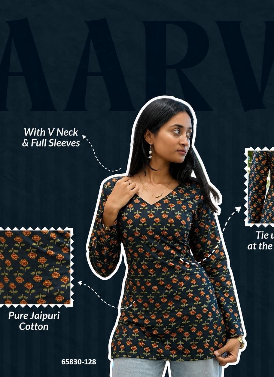 SLEEVELESS SPAGHETTI JAIPURI PRINTS - Catalog # 65830 (Set of 8 Readymade Women's Kurtis / Tops) SLEEVELESS SPAGHETTI JAIPURI PRINTS - Catalog # 65830 (Set of 8 Readymade Women's Kurtis / Tops)