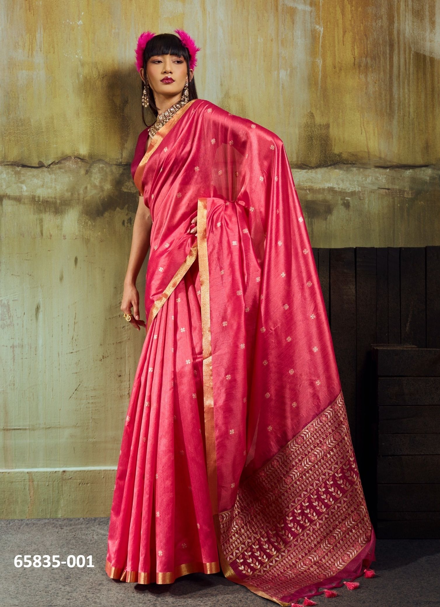 KANOI ZARDOSI - Catalog # 65835 (Set of 6 Sarees) KANOI ZARDOSI - Catalog # 65835 (Set of 6 Sarees)