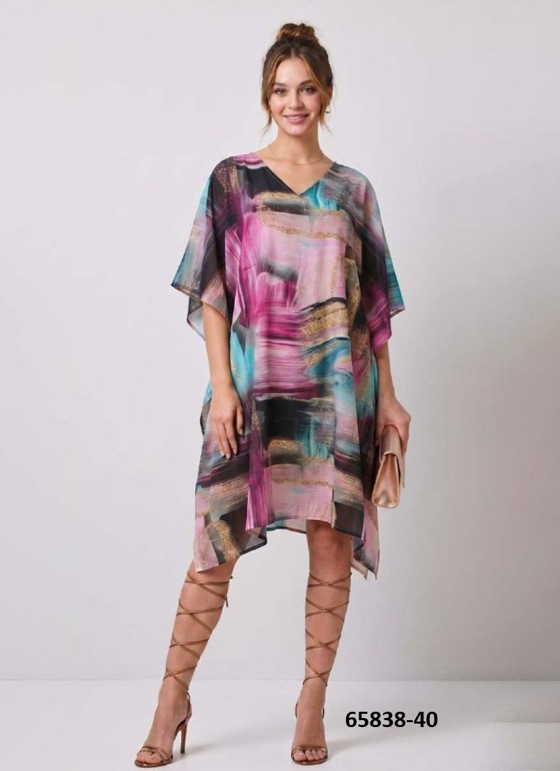 COTTON FEEL KURTI 5 - Catalog # 65838 (Set of 8 Kaftans / Ponchos) COTTON FEEL KURTI 5 - Catalog # 65838 (Set of 8 Kaftans / Ponchos)