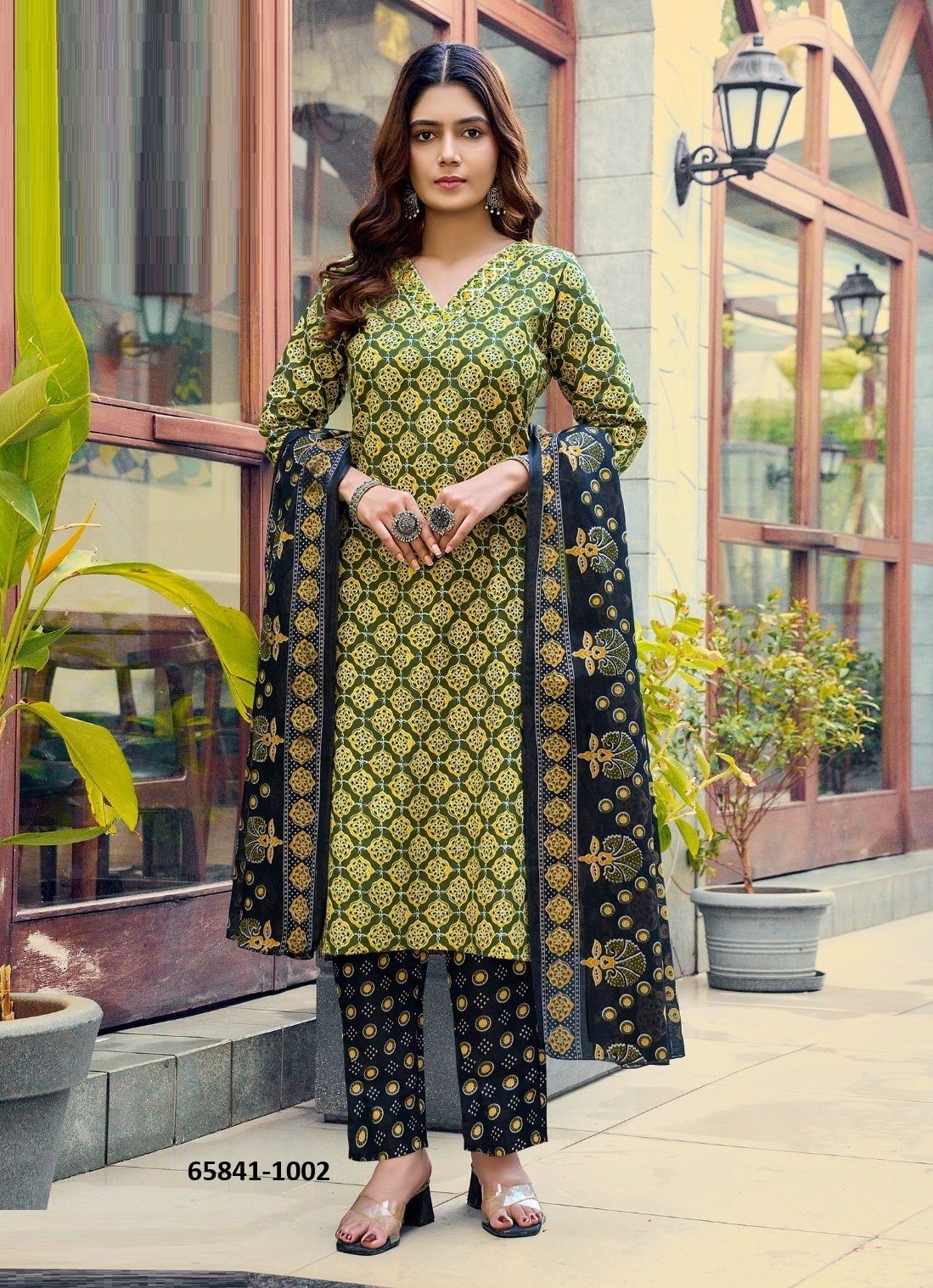 AJARAKH 1 - Catalog # 65841 (Set of 8 Readymade Salwar Suits) AJARAKH 1 - Catalog # 65841 (Set of 8 Readymade Salwar Suits)
